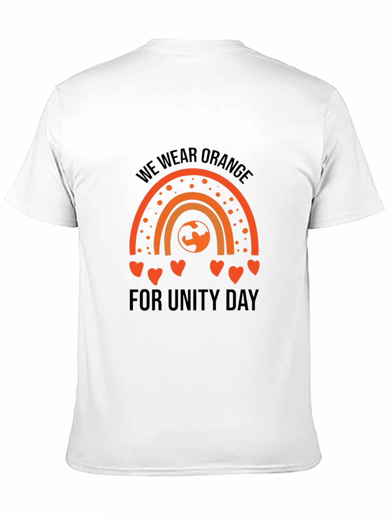 Unity Day Orange Rainbow Graphic Tee
