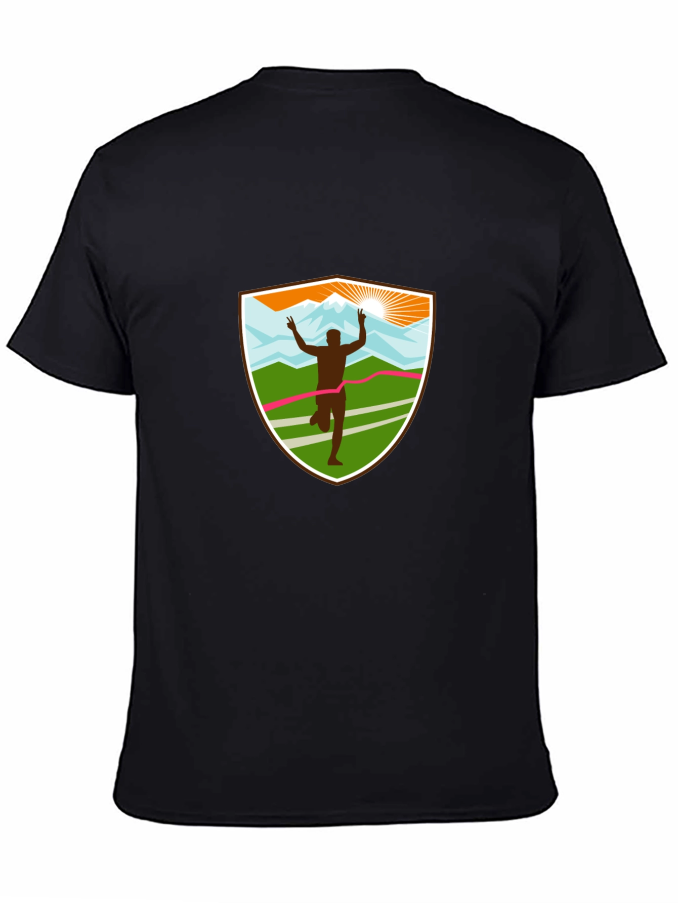 Runners Victory Black T-Shirt
