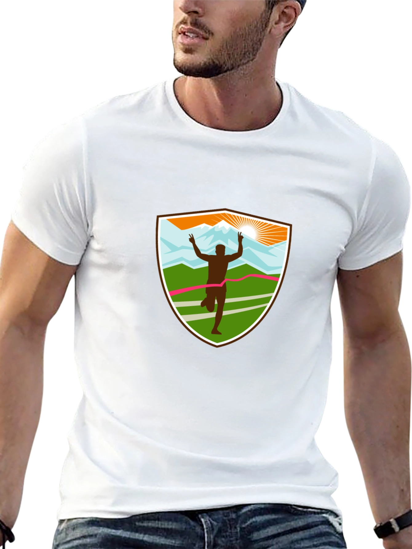Runners Victory Black T-Shirt