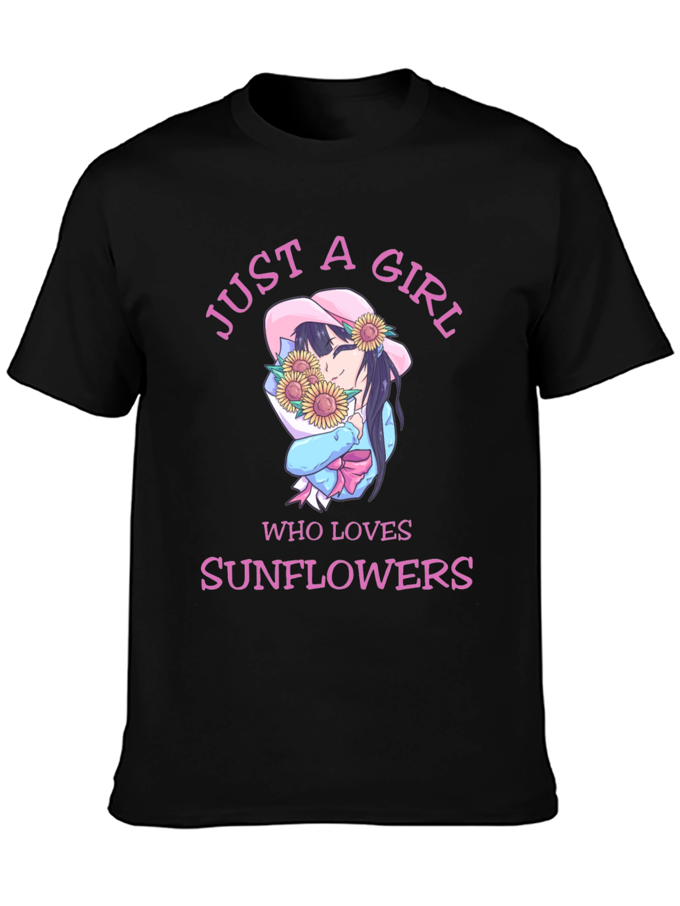 Just a Girl Who Loves Sunflowers T-Shirt