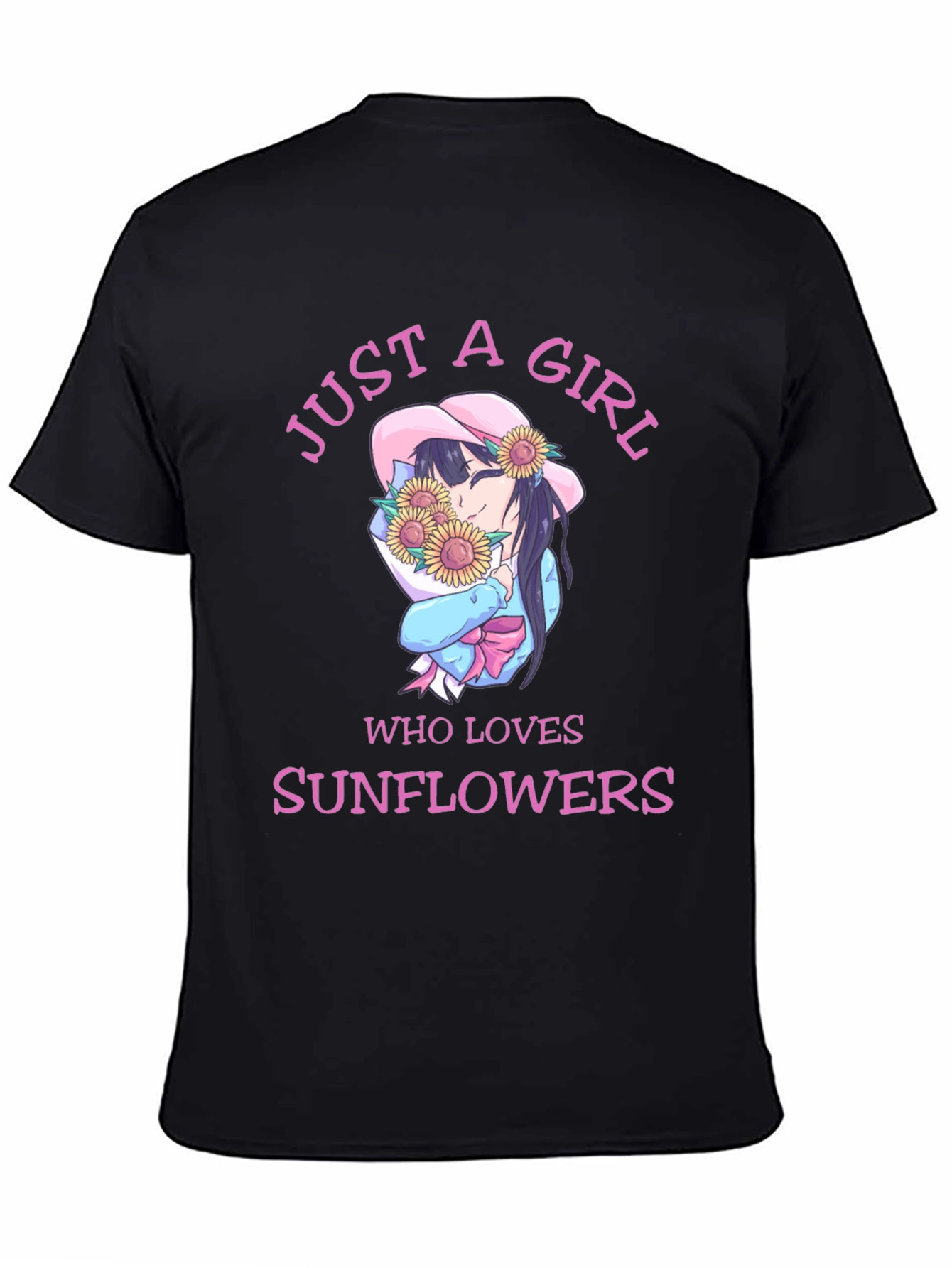Just a Girl Who Loves Sunflowers T-Shirt