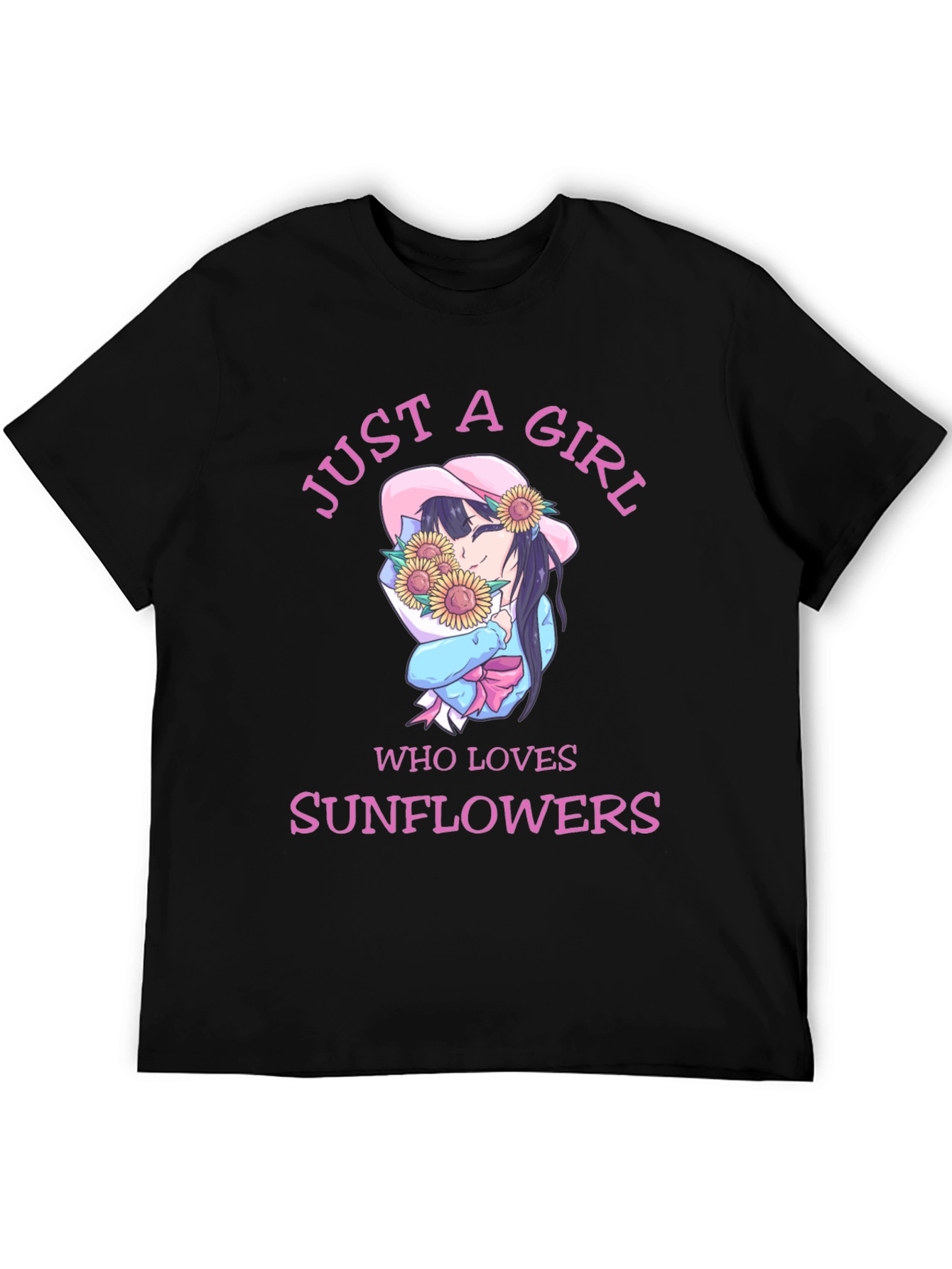 Just a Girl Who Loves Sunflowers T-Shirt