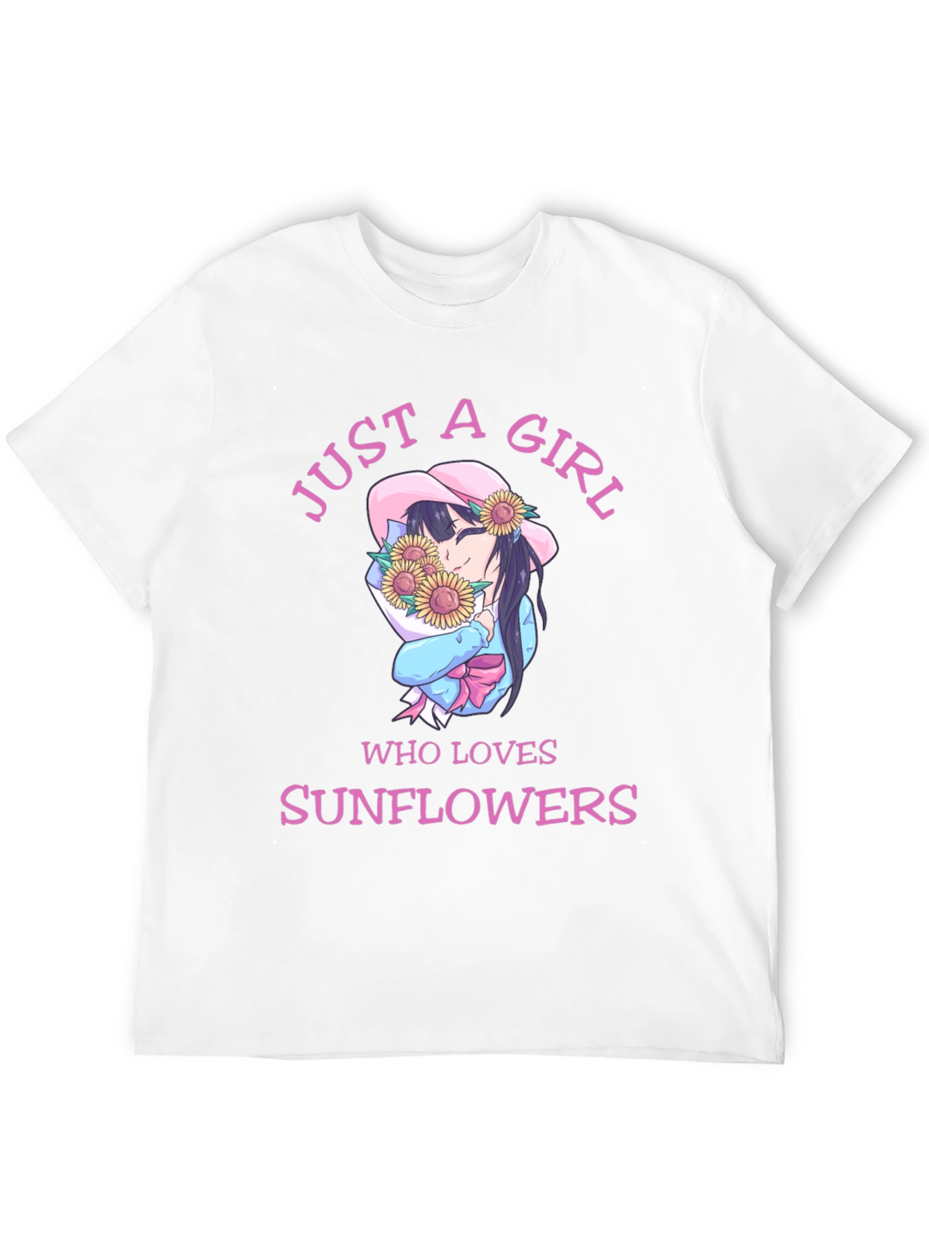 Just a Girl Who Loves Sunflowers T-Shirt