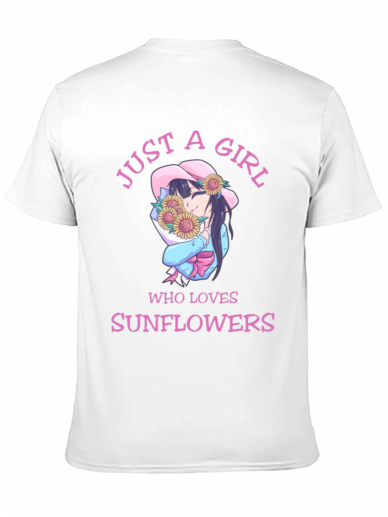 Just a Girl Who Loves Sunflowers T-Shirt