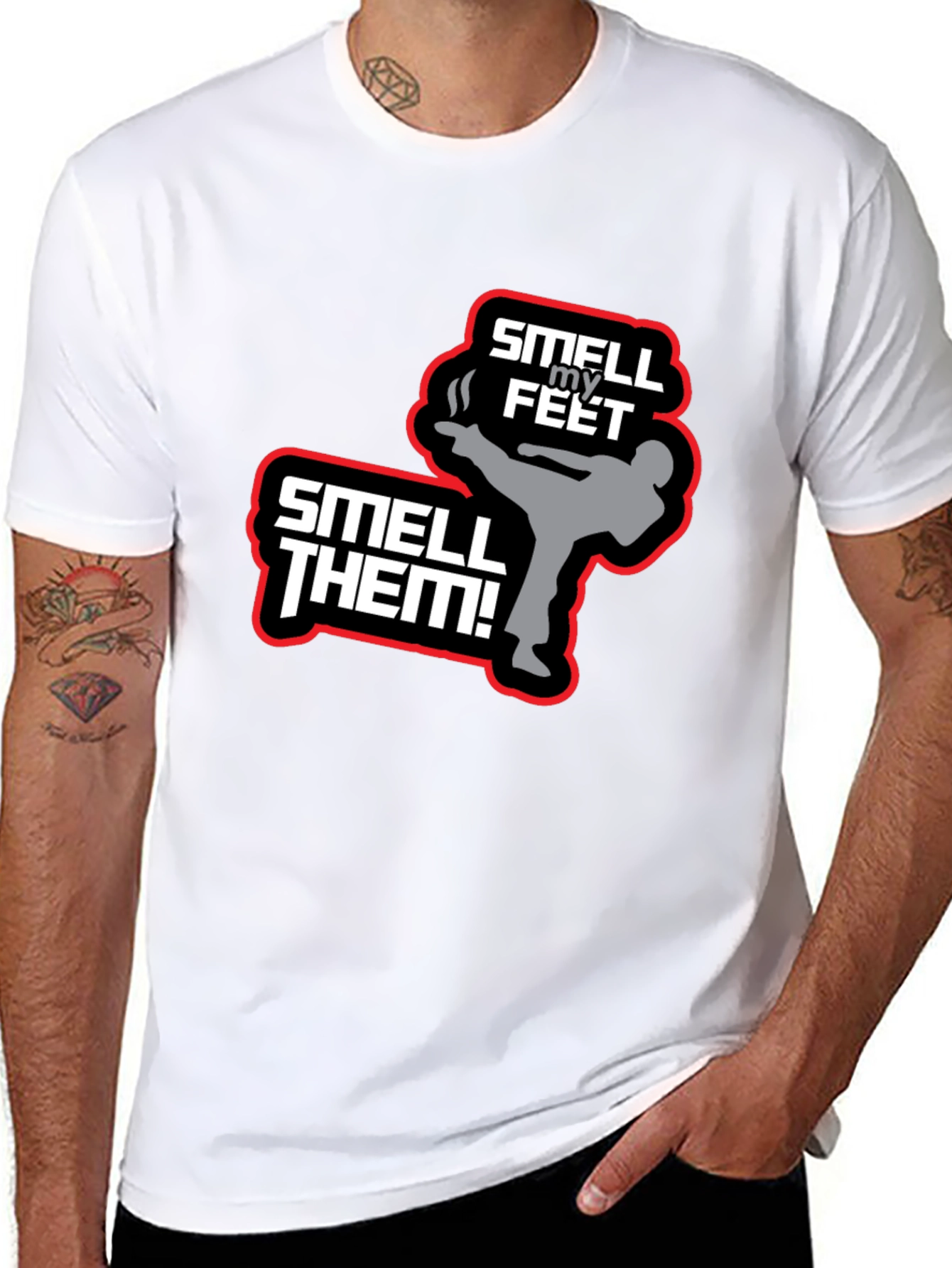 Smell My Feet T-Shirt - Funny Martial Arts Tee