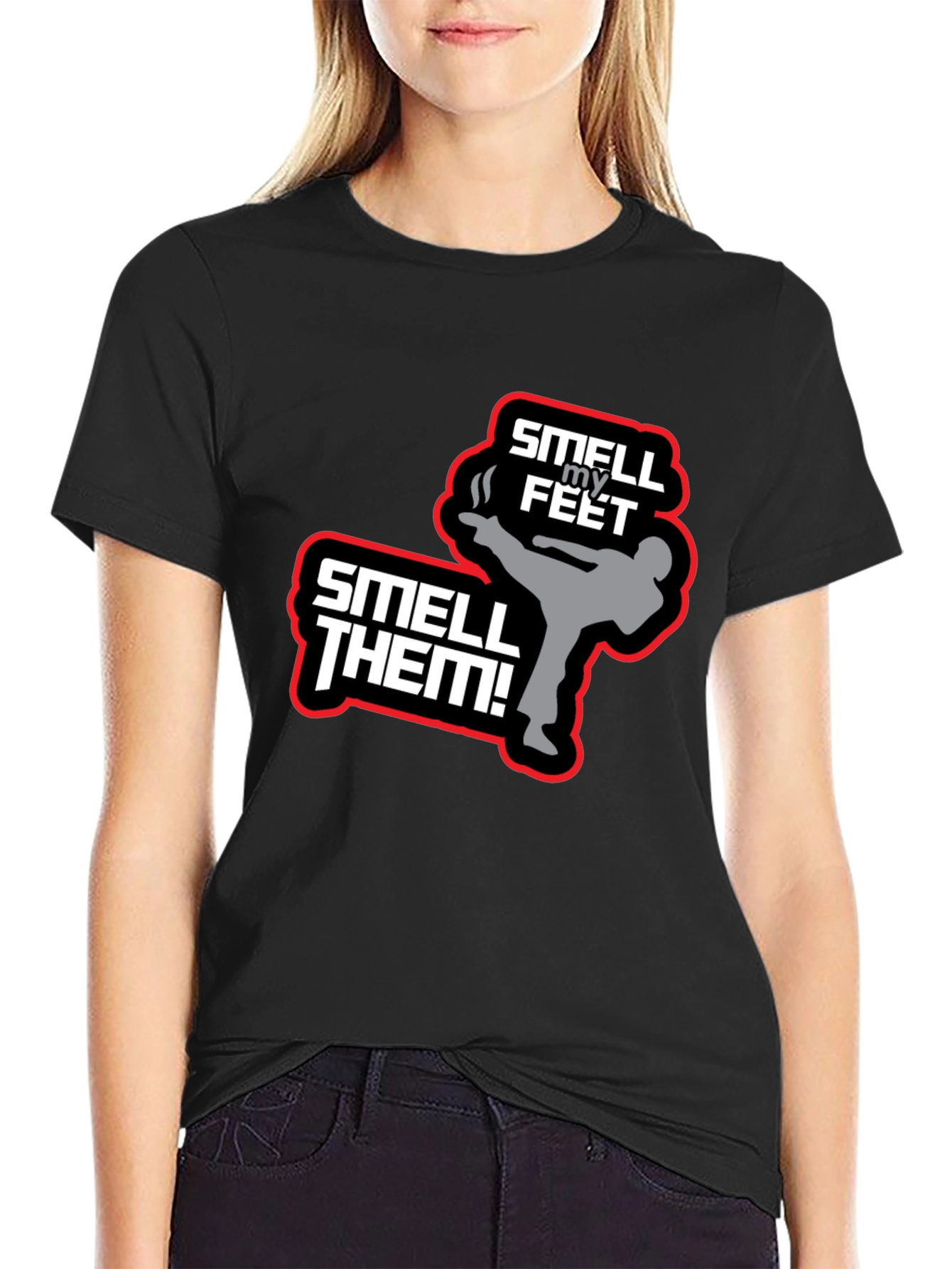 Smell My Feet T-Shirt - Funny Martial Arts Tee
