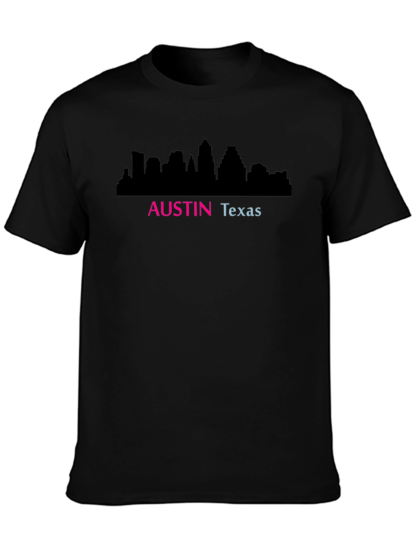 Austin Texas Skyline Graphic T-Shirt