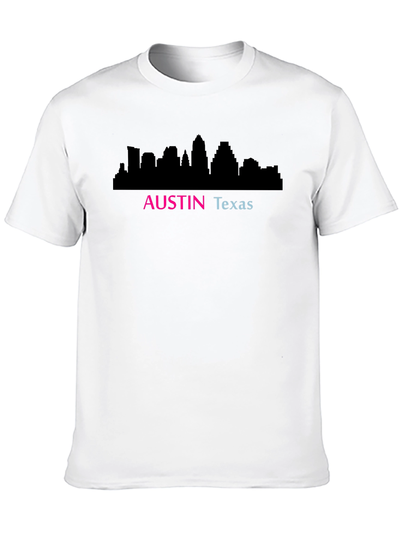 Austin Texas Skyline Graphic T-Shirt