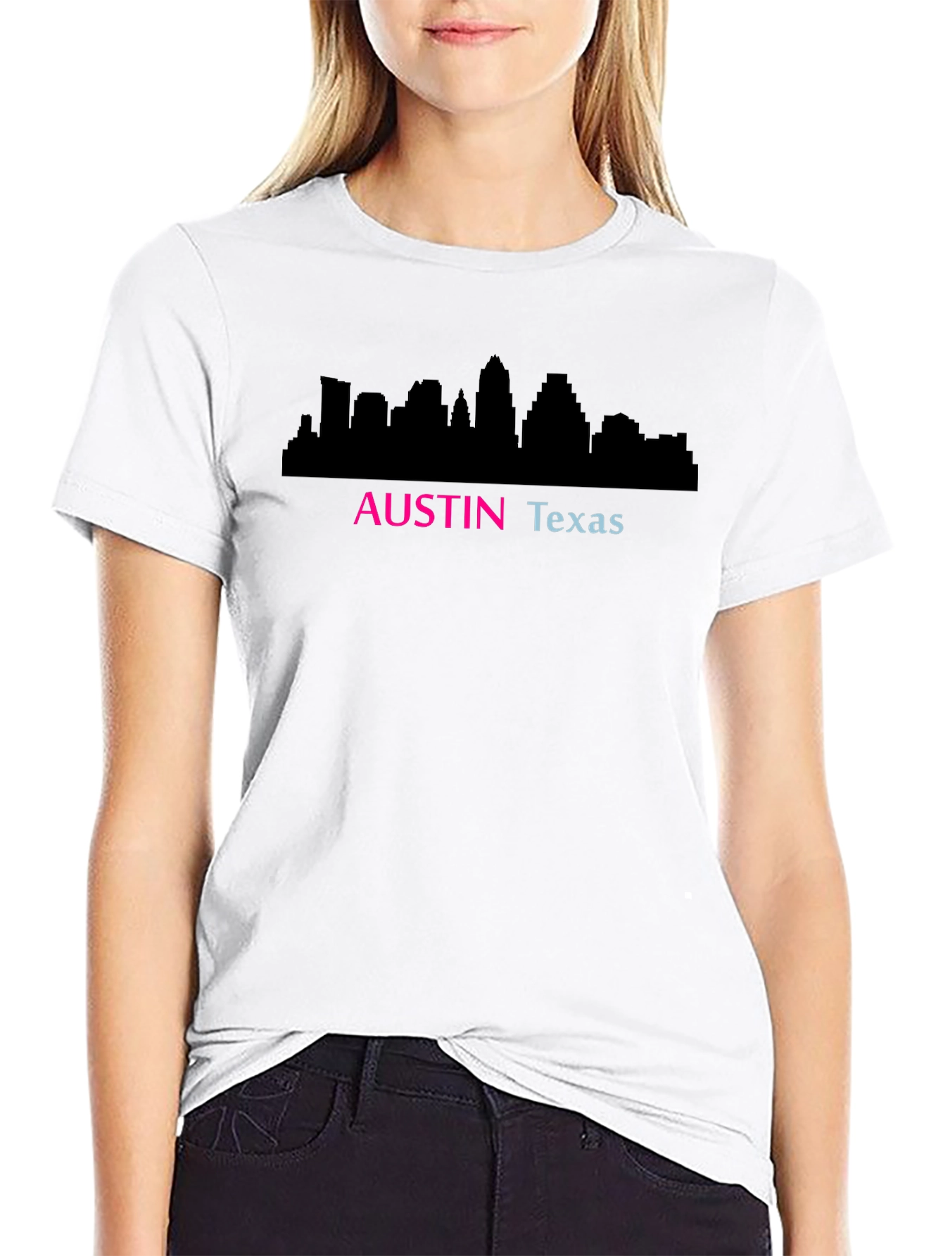 Austin Texas Skyline Graphic T-Shirt