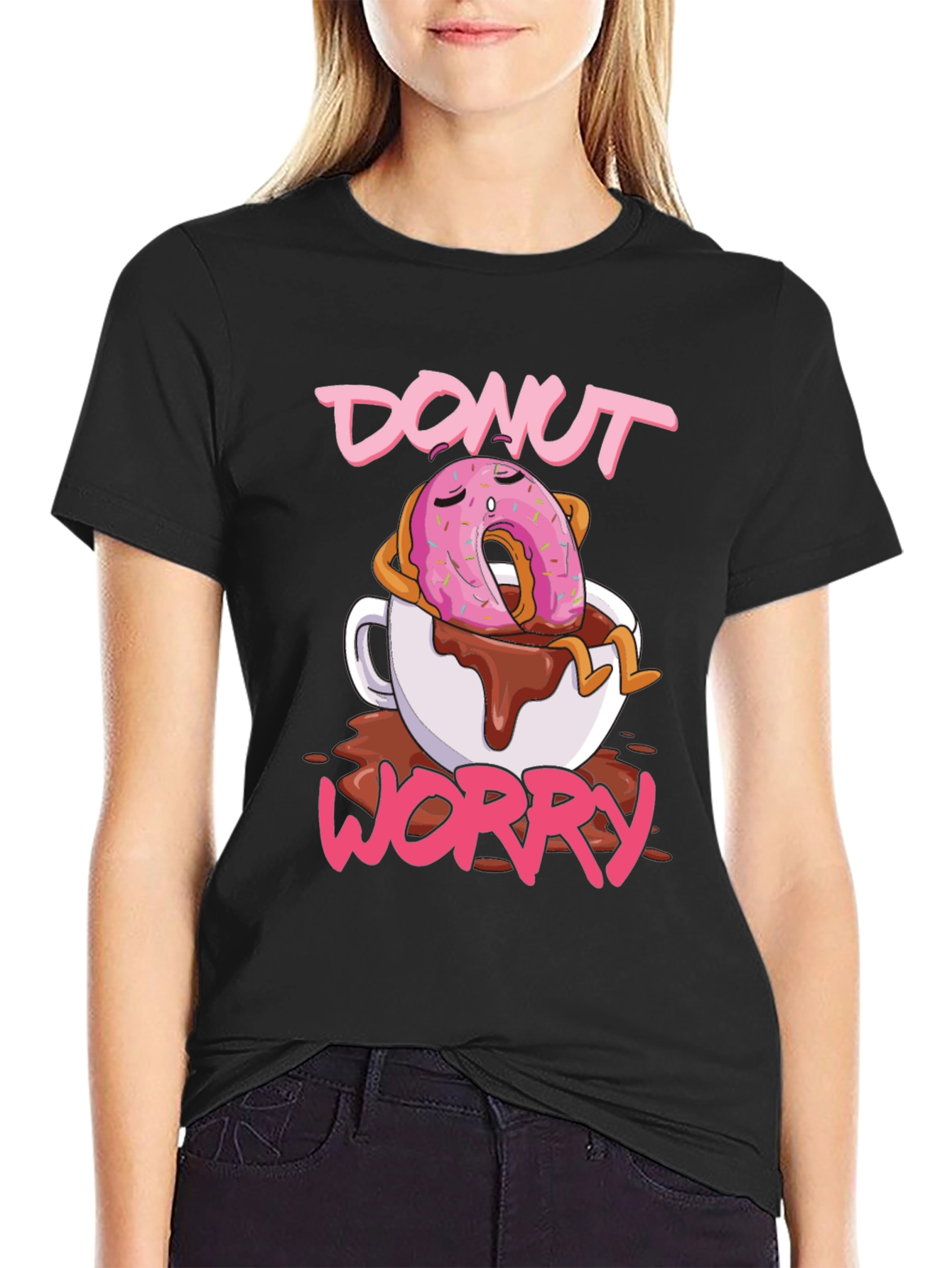 Donut Worry Graphic Tee - Relaxed Fit