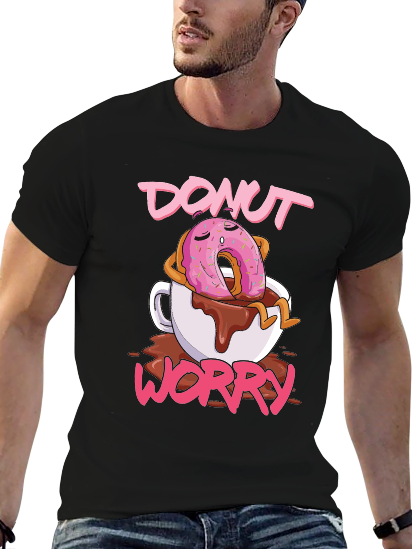 Donut Worry Graphic Tee - Relaxed Fit