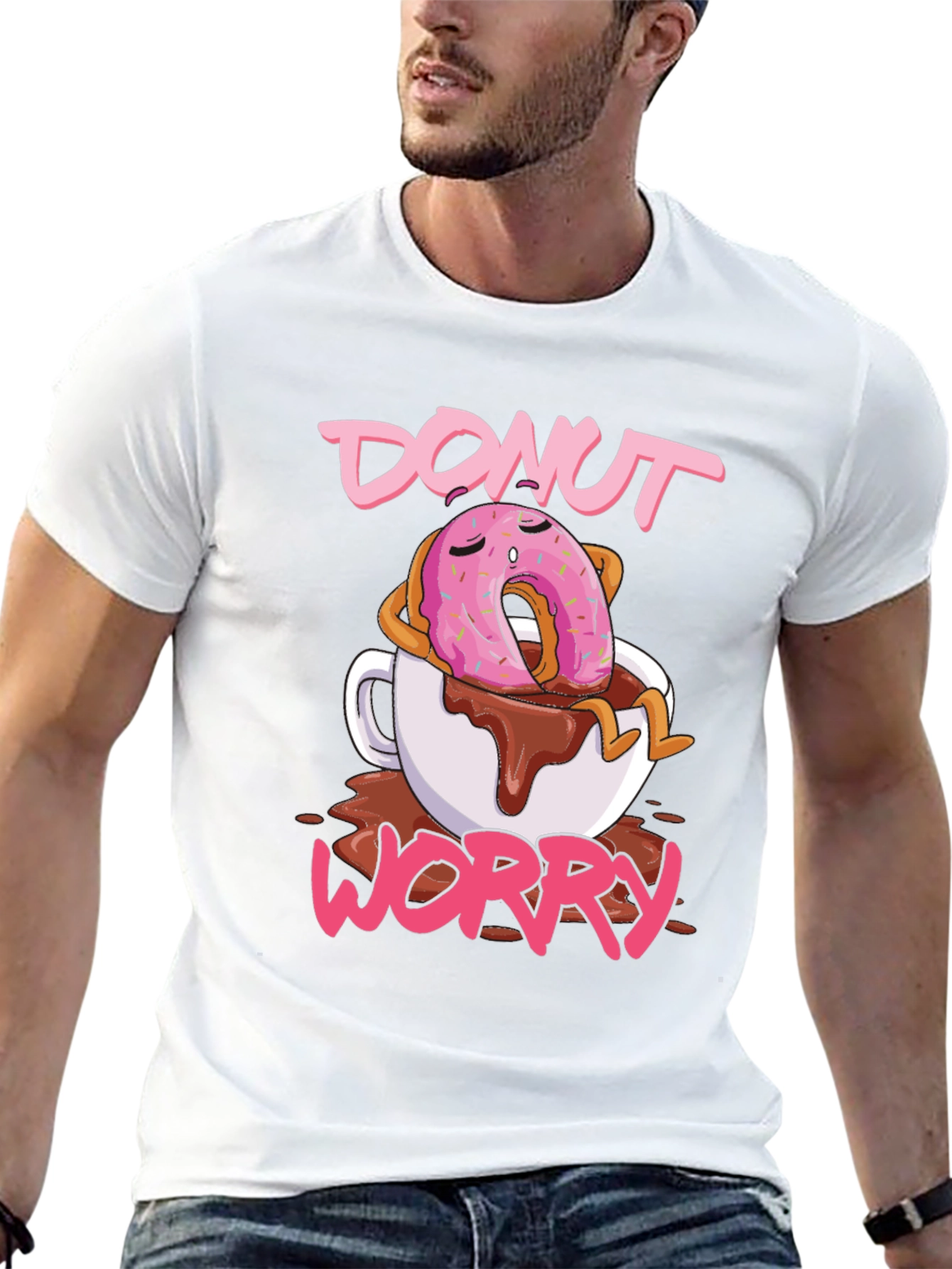 Donut Worry Graphic Tee - Relaxed Fit