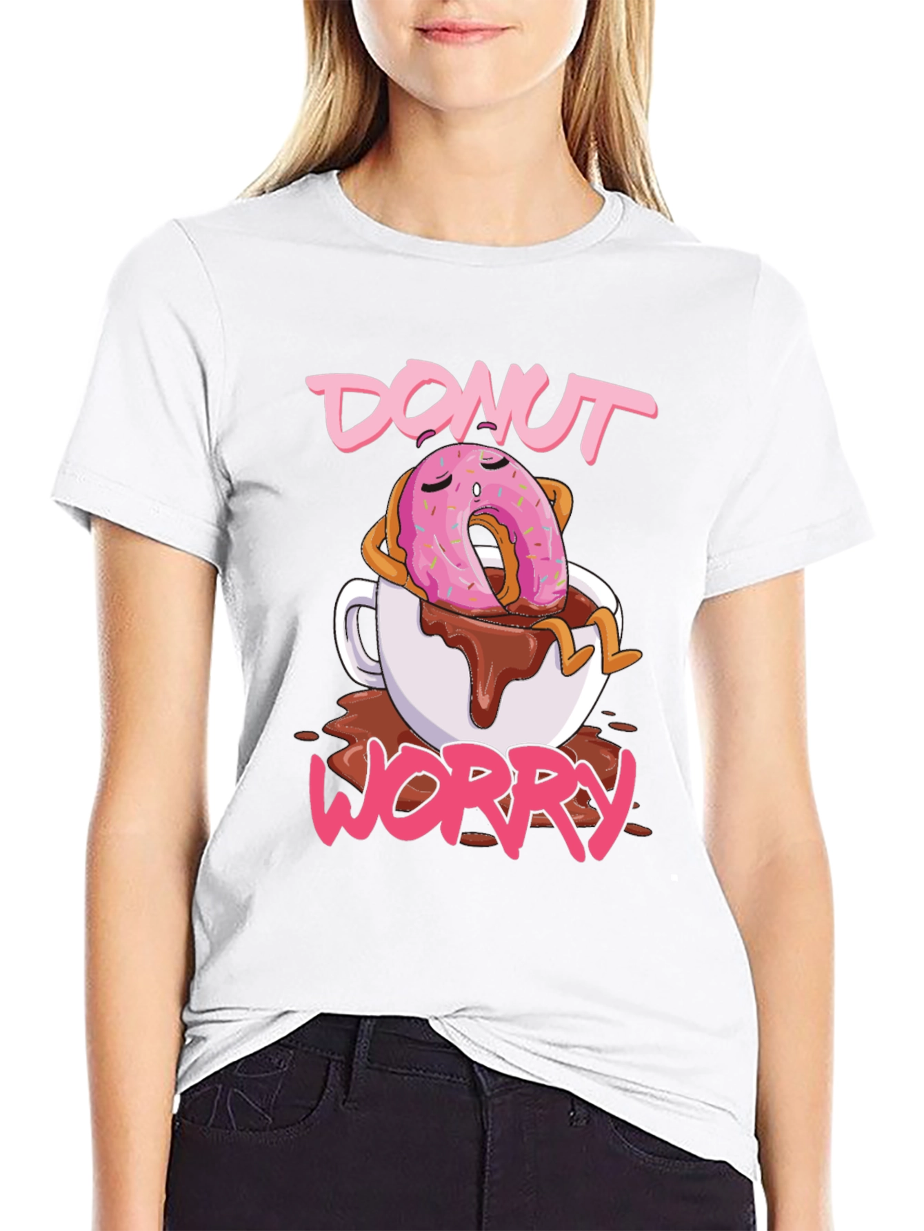 Donut Worry Graphic Tee - Relaxed Fit