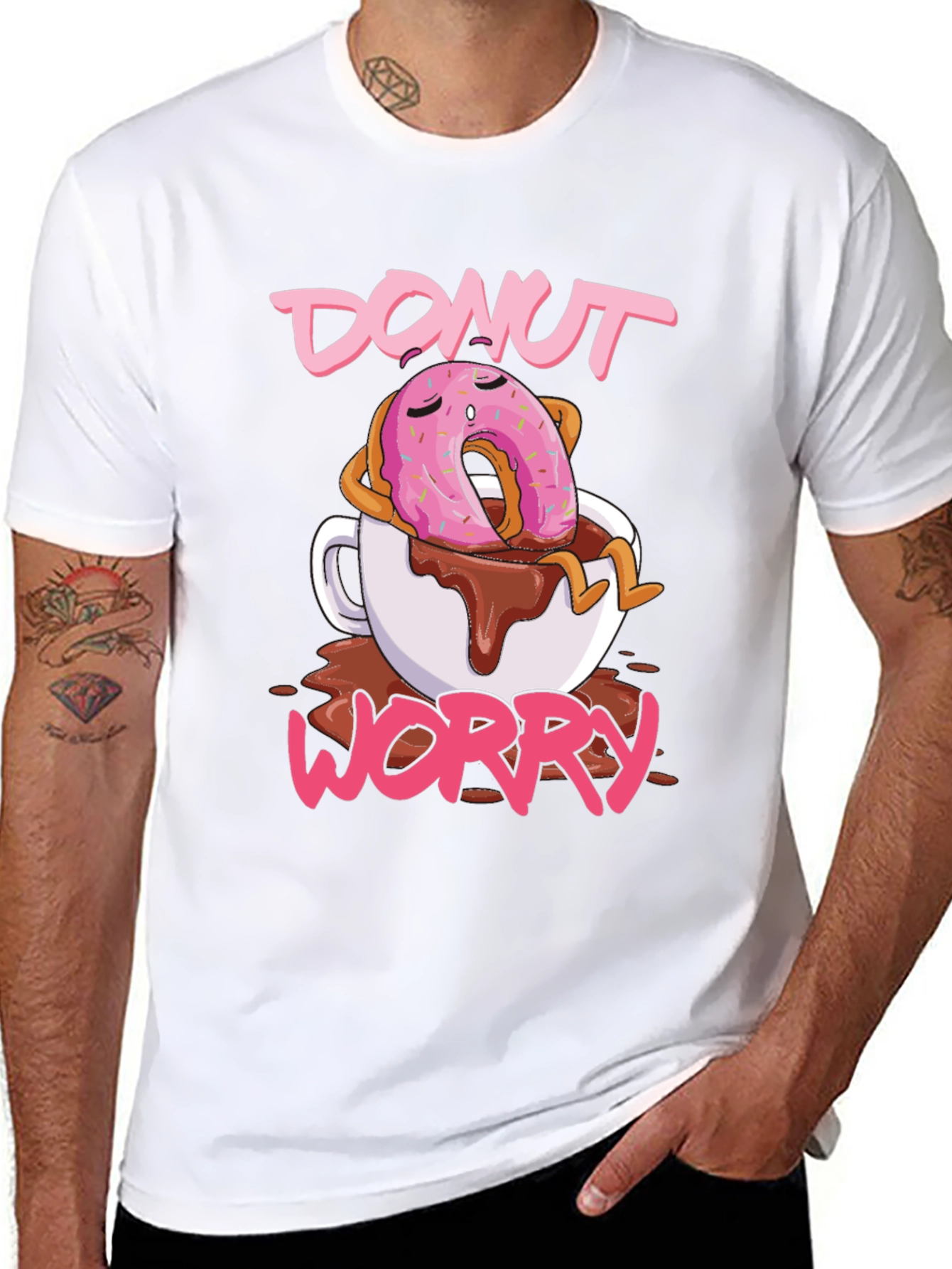 Donut Worry Graphic Tee - Relaxed Fit