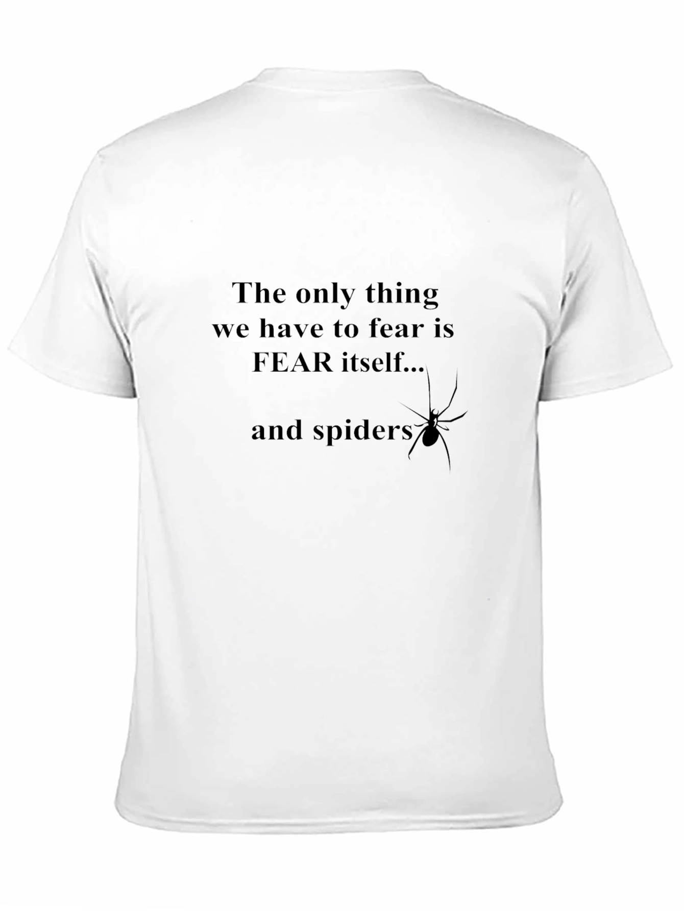 Fear Itself & Spiders Graphic Tee - Black
