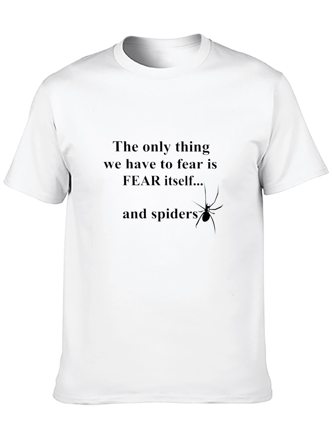 Fear Itself & Spiders Graphic Tee - Black