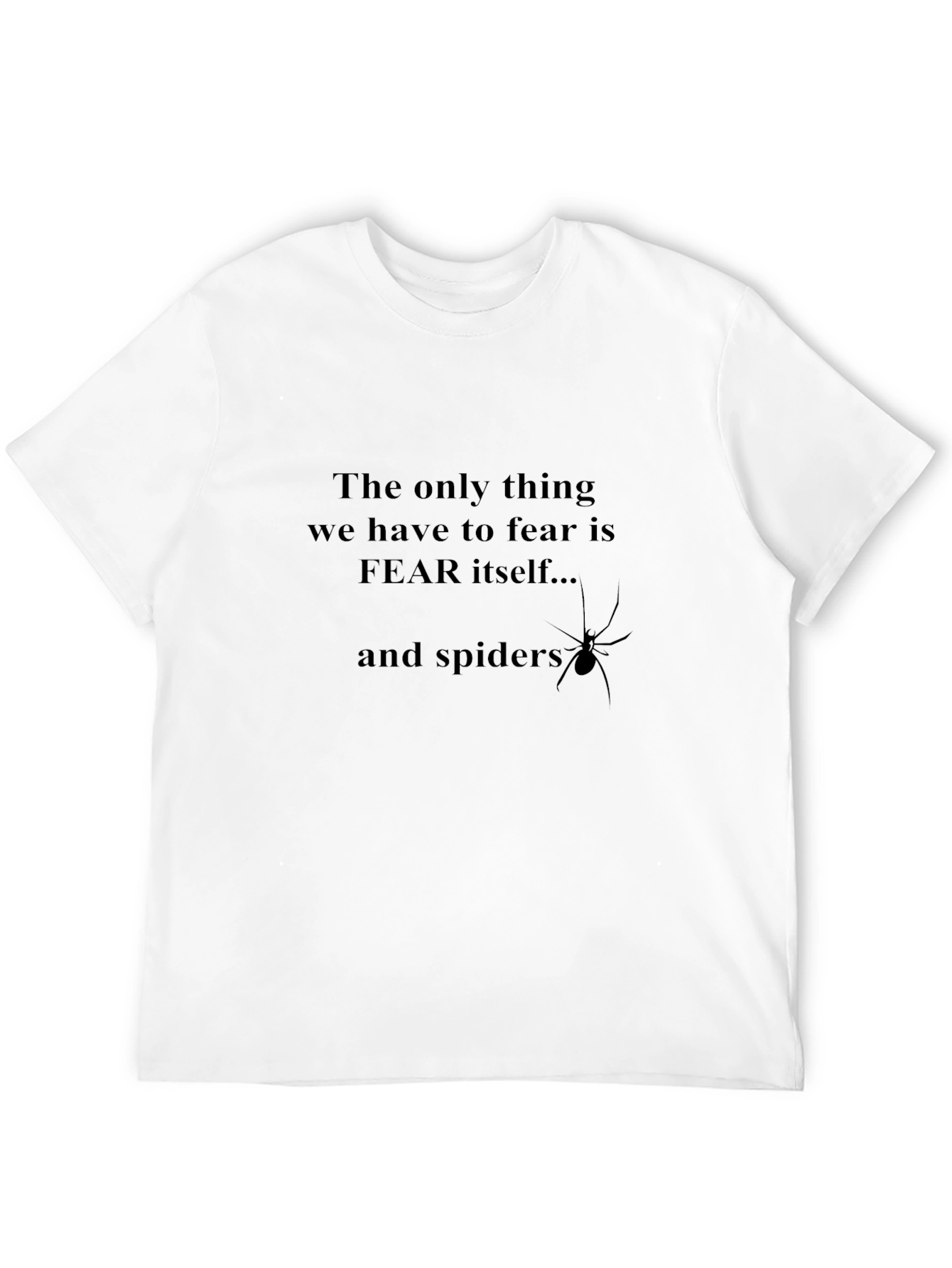 Fear Itself & Spiders Graphic Tee - Black