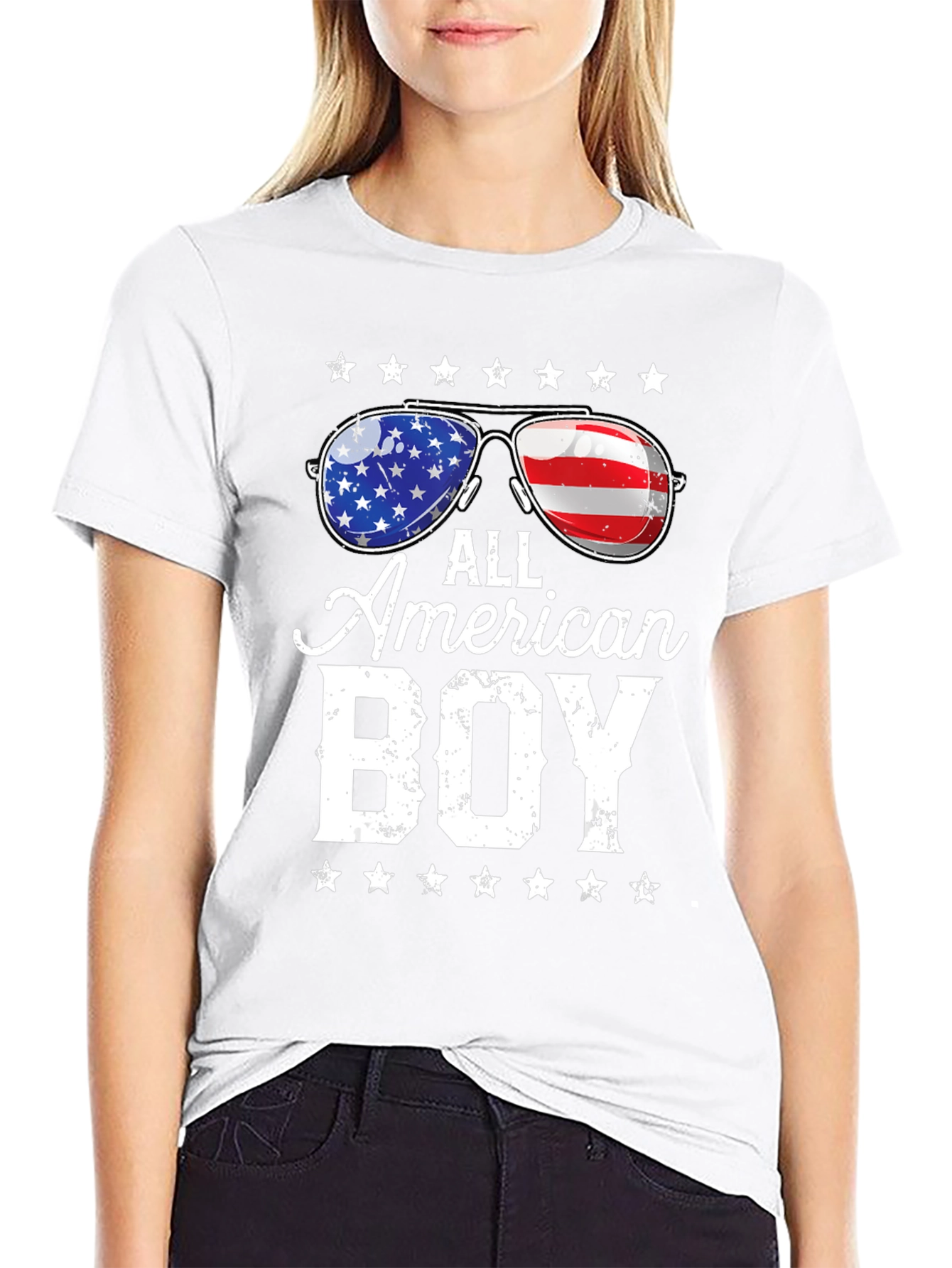 All American Boy Patriotic T-Shirt