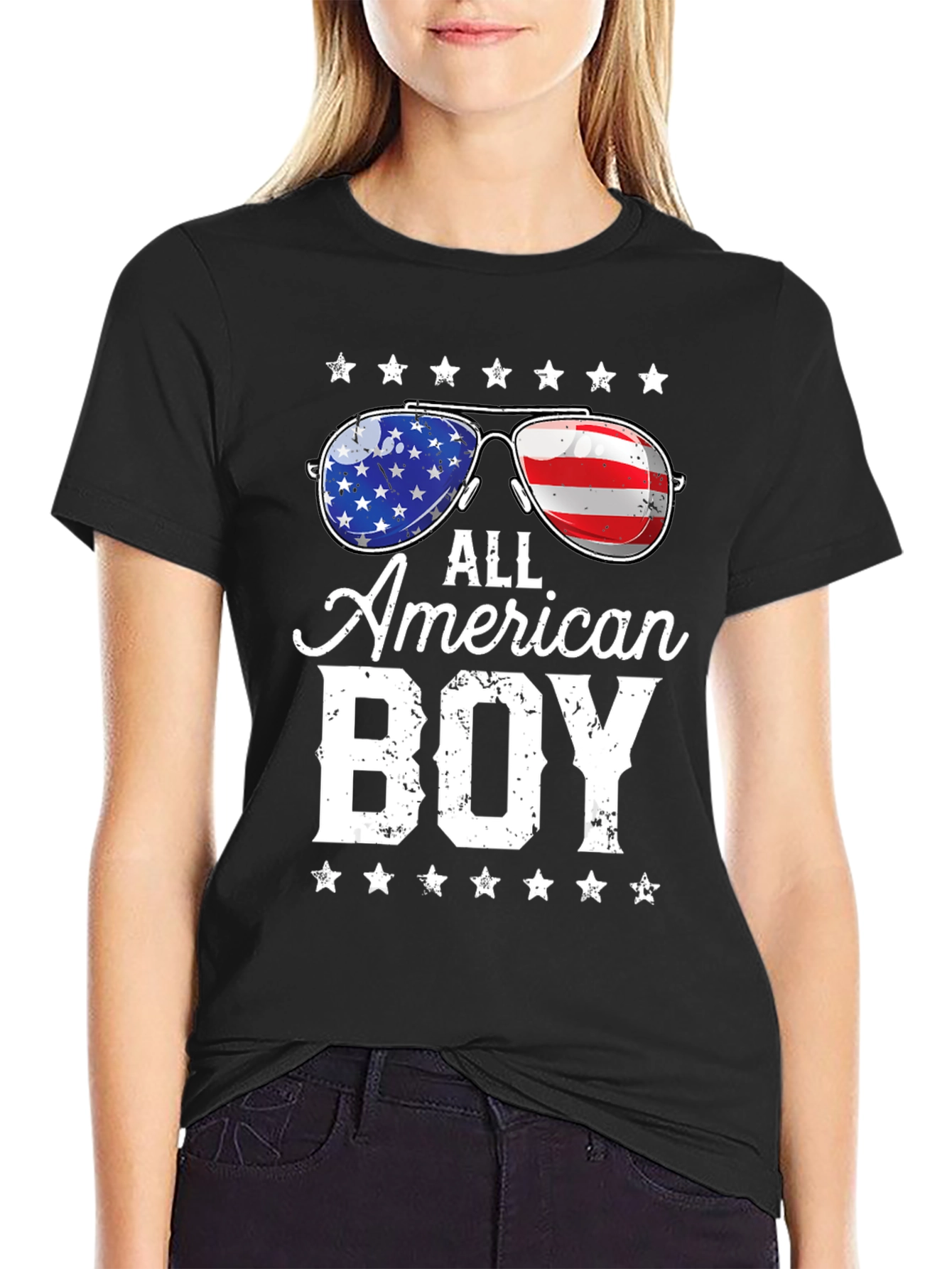 All American Boy Patriotic T-Shirt