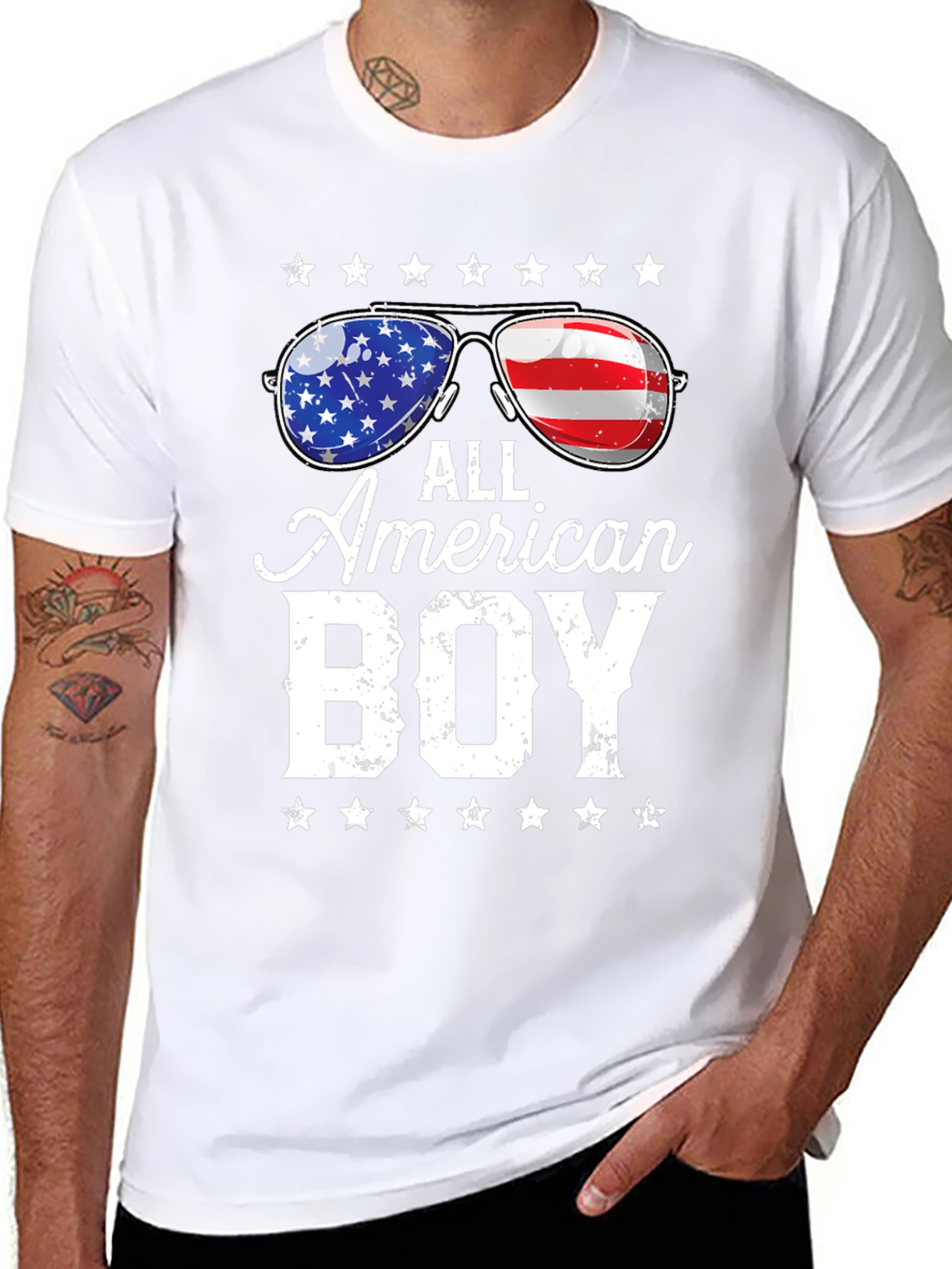 All American Boy Patriotic T-Shirt