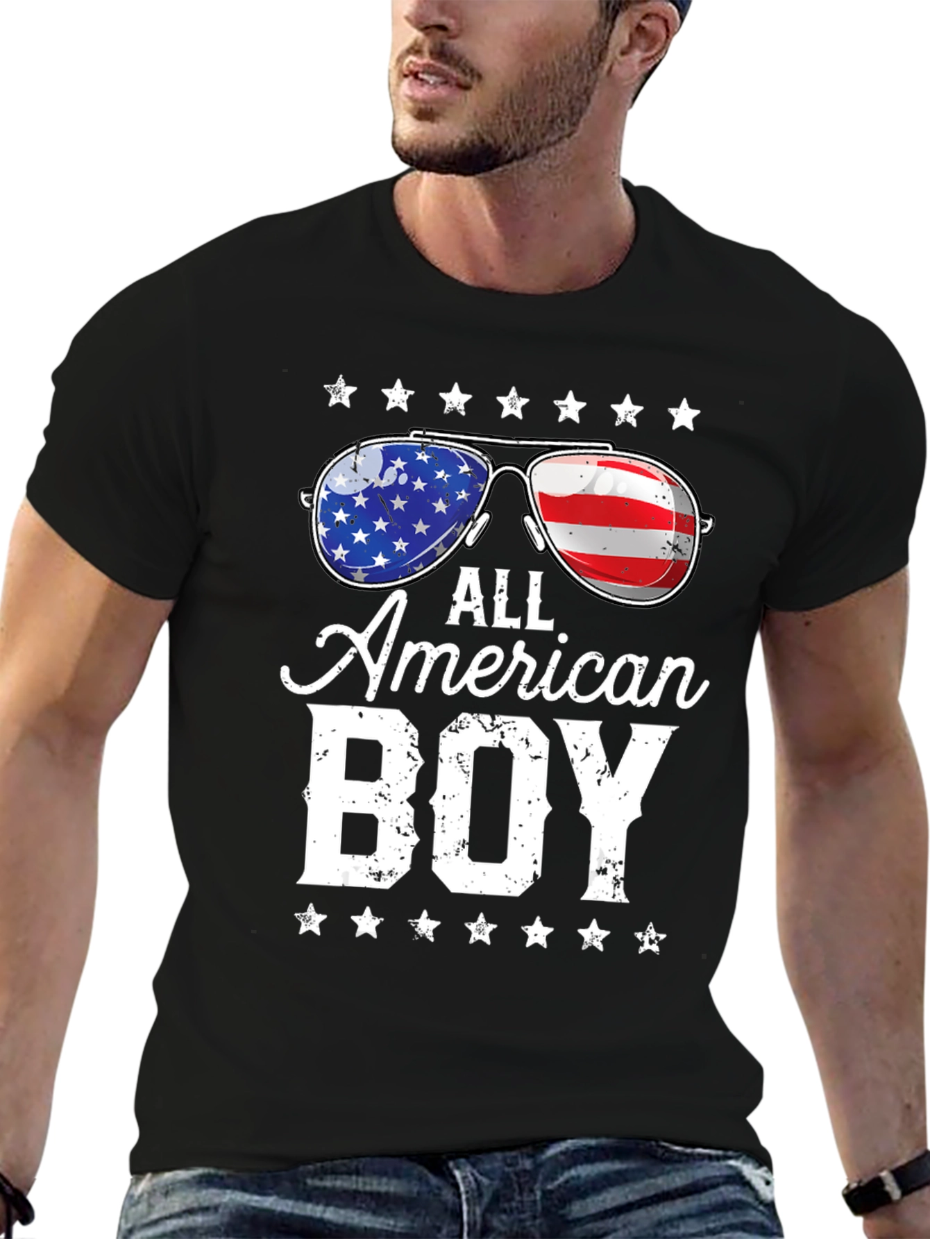 All American Boy Patriotic T-Shirt