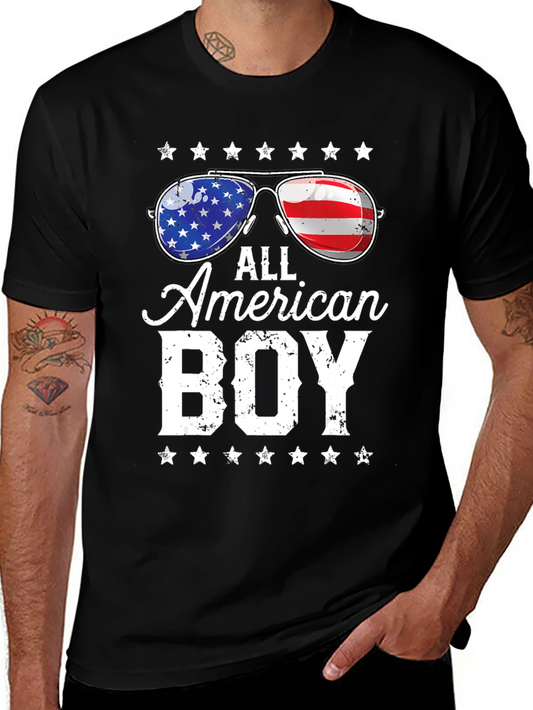 All American Boy Patriotic T-Shirt