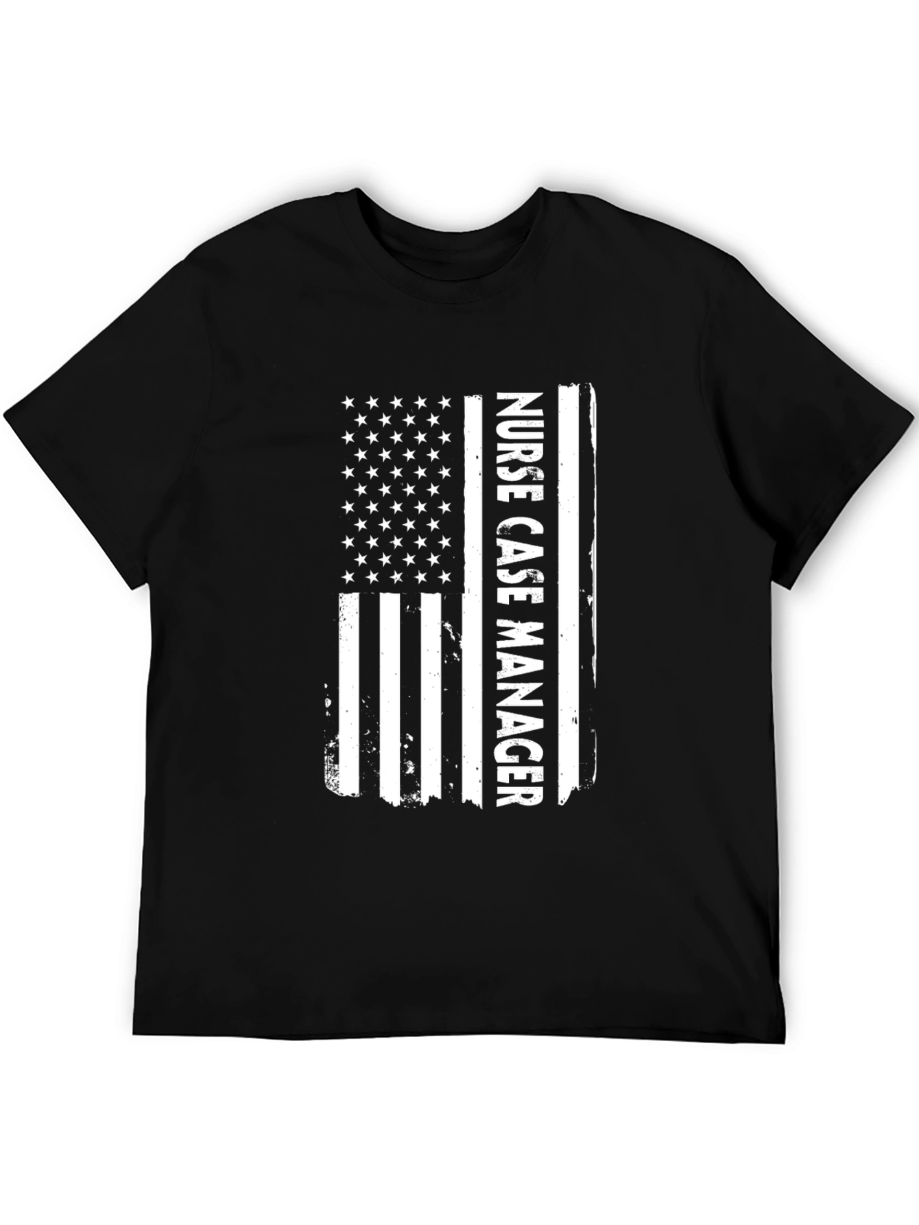 Nurse Case Manager American Flag T-Shirt