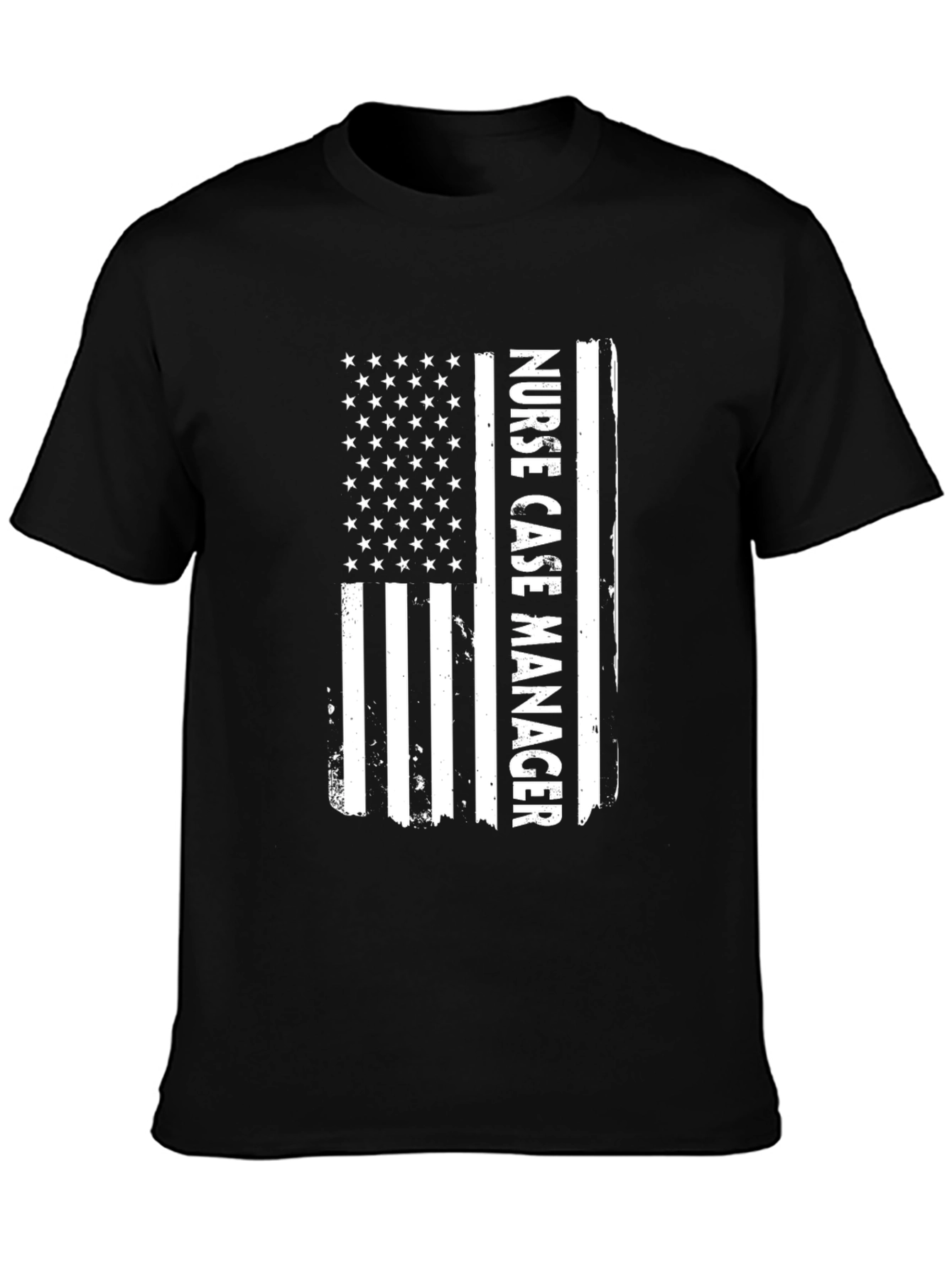 Nurse Case Manager American Flag T-Shirt