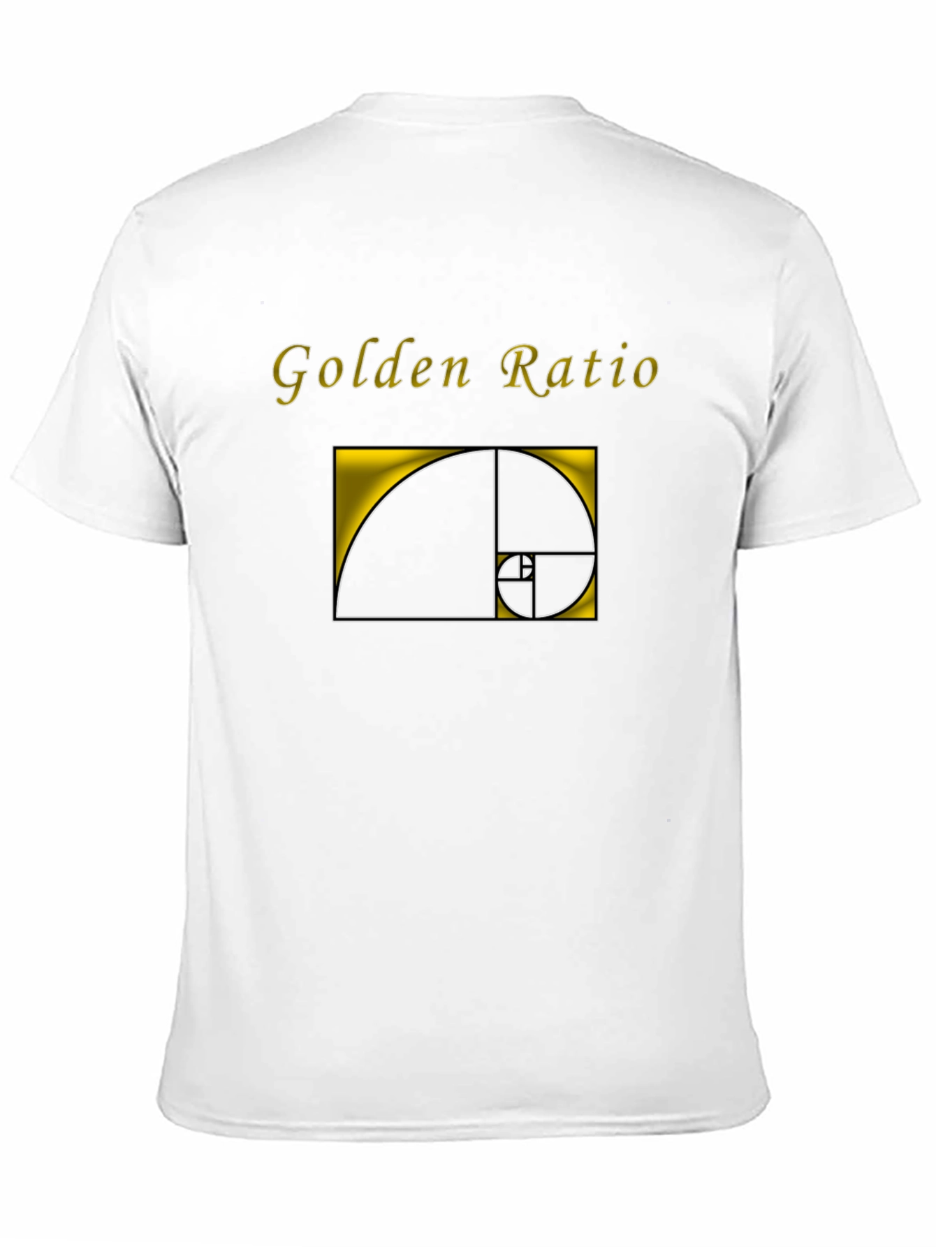 Golden Ratio Graphic Tee - Black Unisex T-Shirt