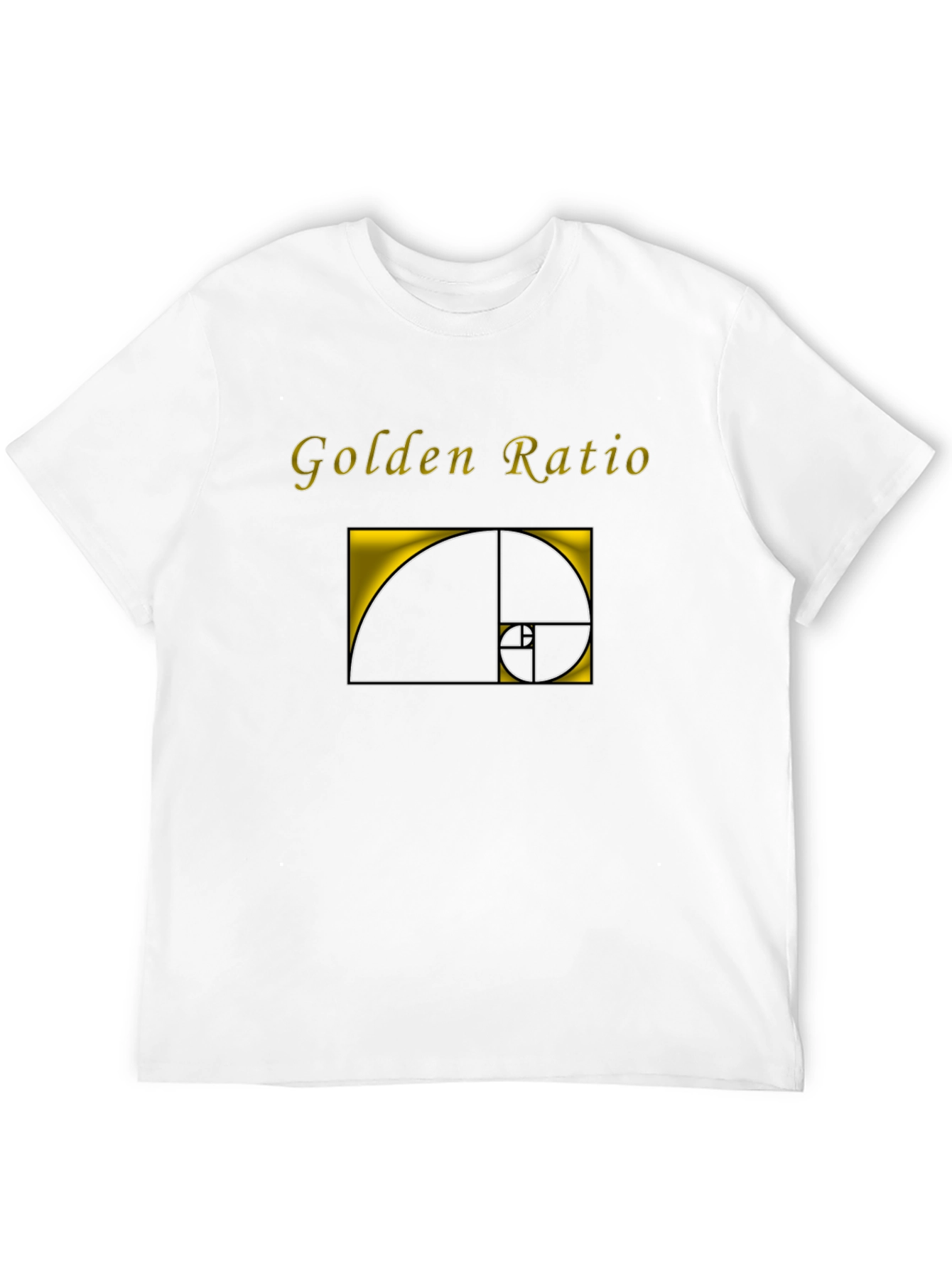 Golden Ratio Graphic Tee - Black Unisex T-Shirt