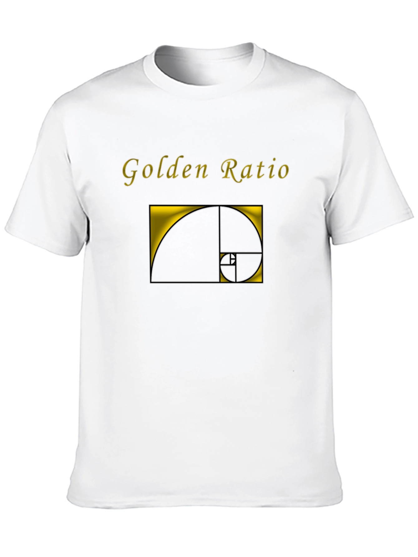 Golden Ratio Graphic Tee - Black Unisex T-Shirt