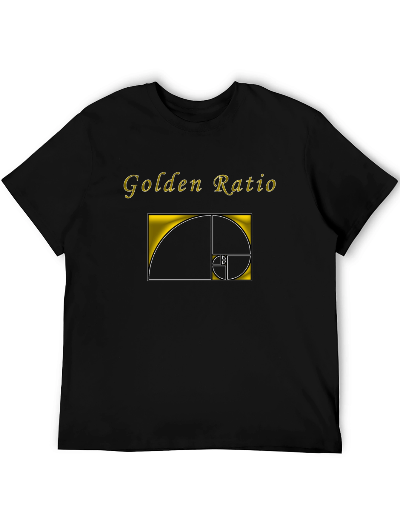 Golden Ratio Graphic Tee - Black Unisex T-Shirt