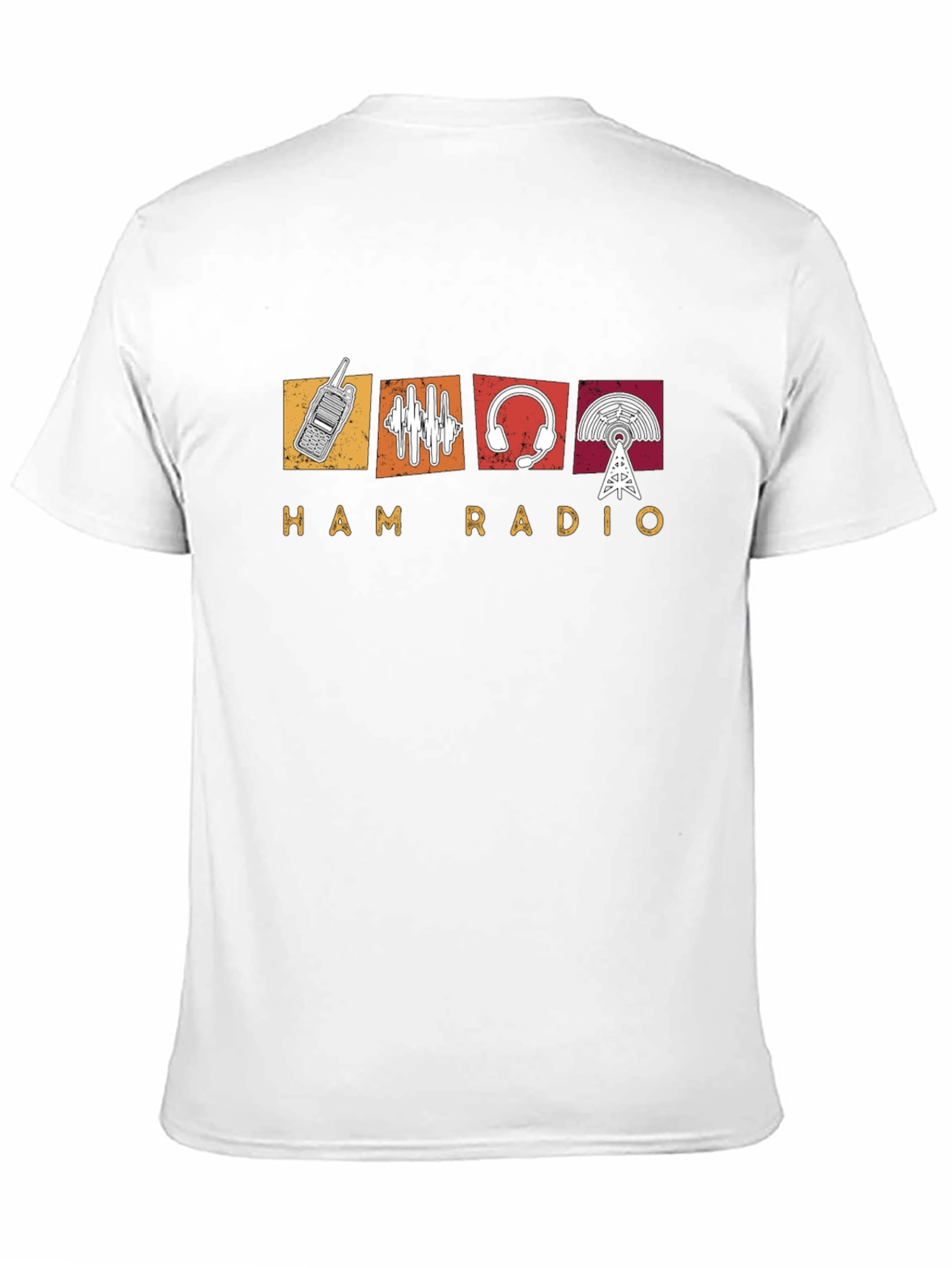 Ham Radio Design Black T-Shirt