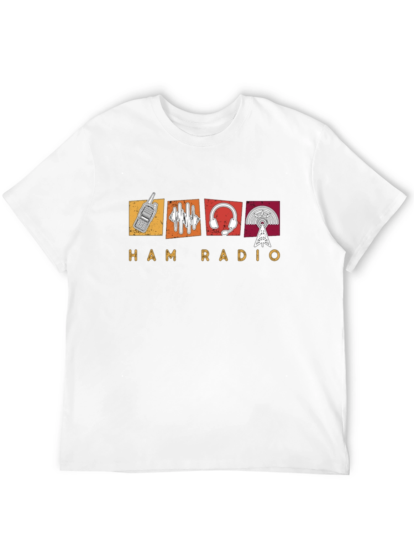 Ham Radio Design Black T-Shirt