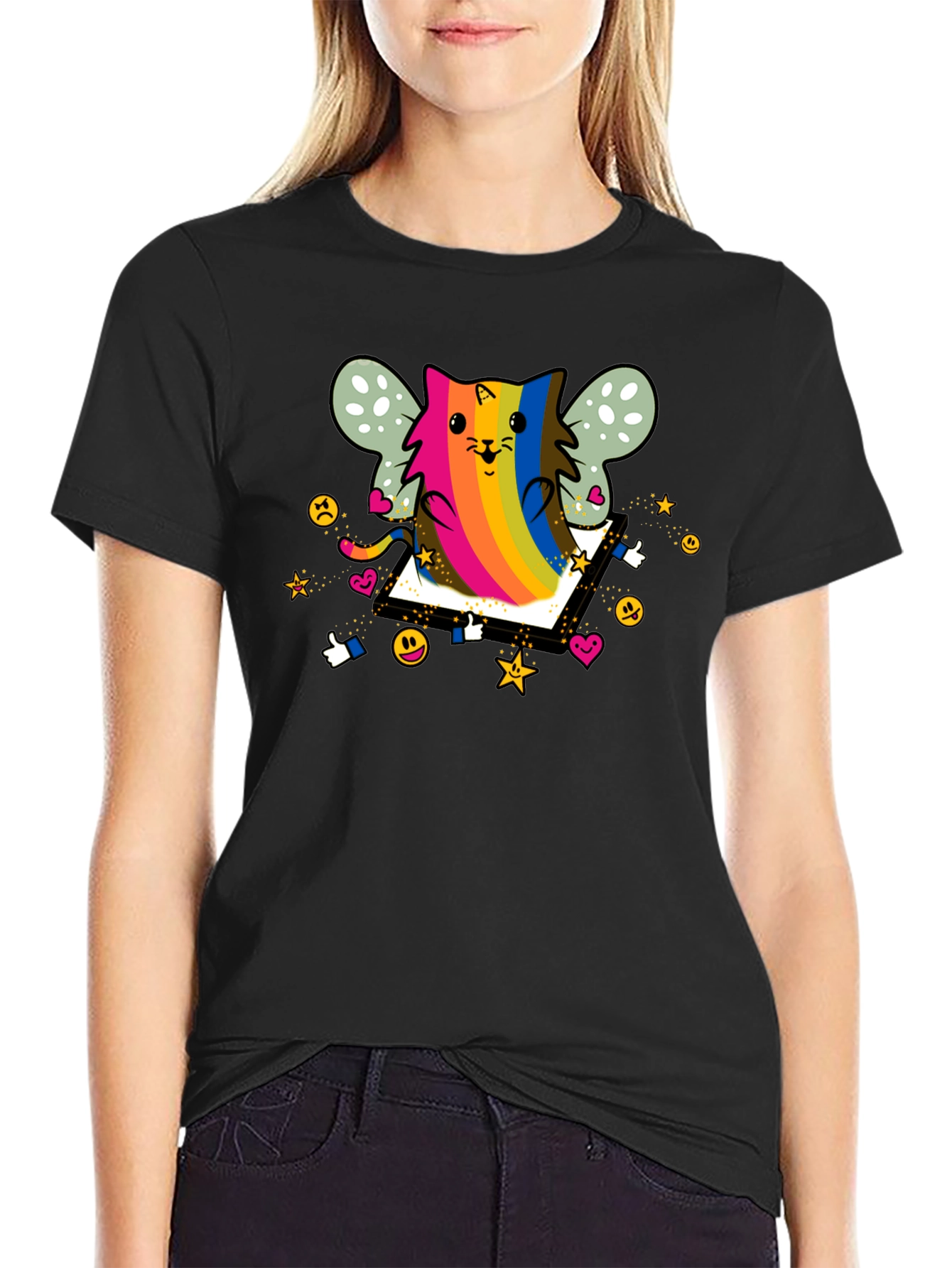 Bisexual Pride Cat T-Shirt