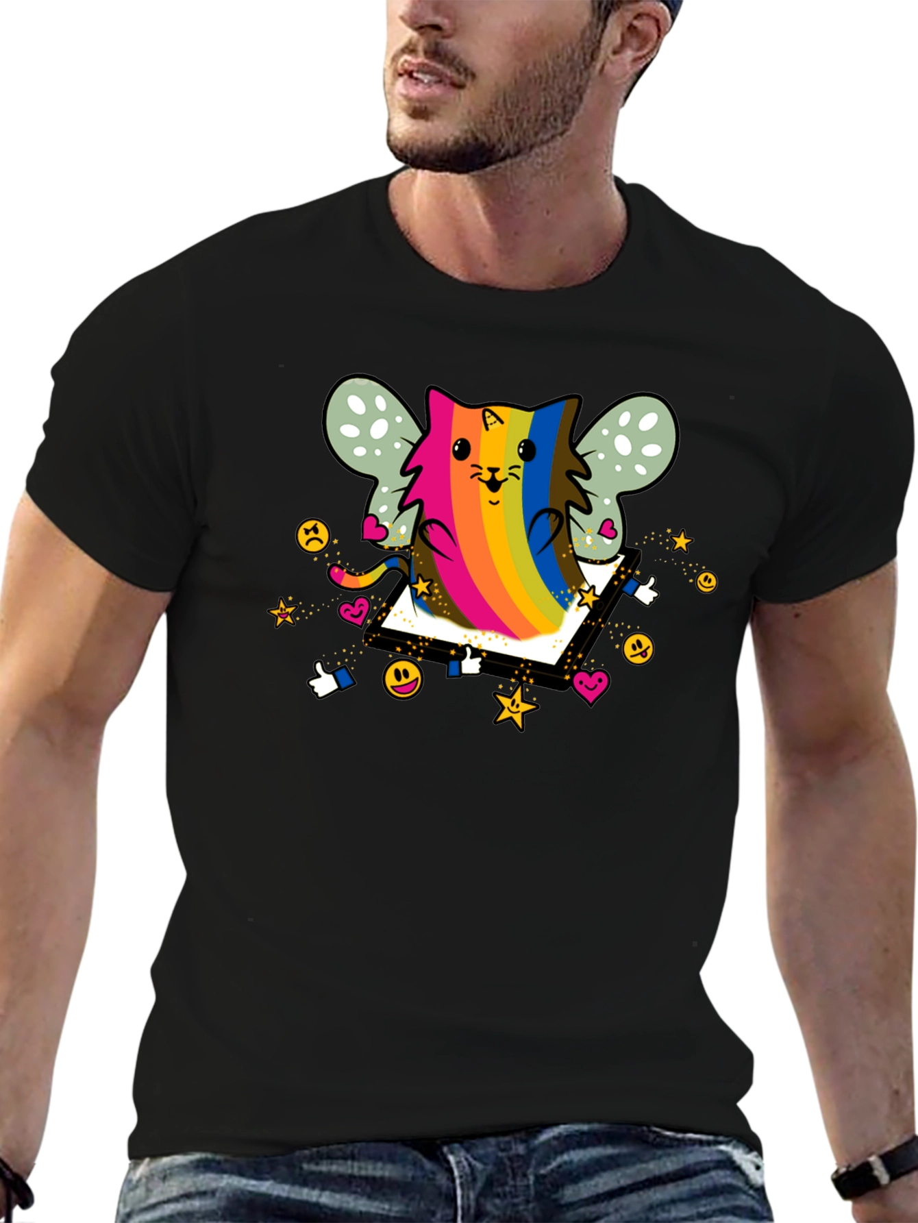 Bisexual Pride Cat T-Shirt