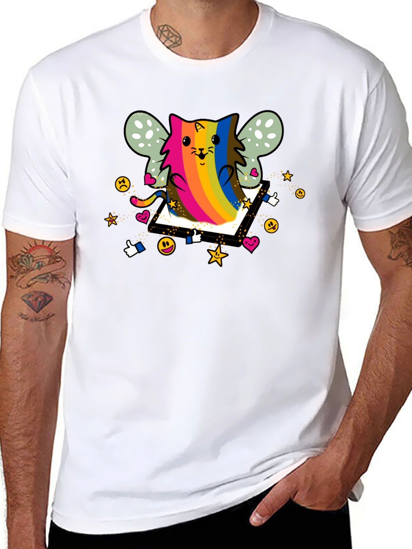 Bisexual Pride Cat T-Shirt