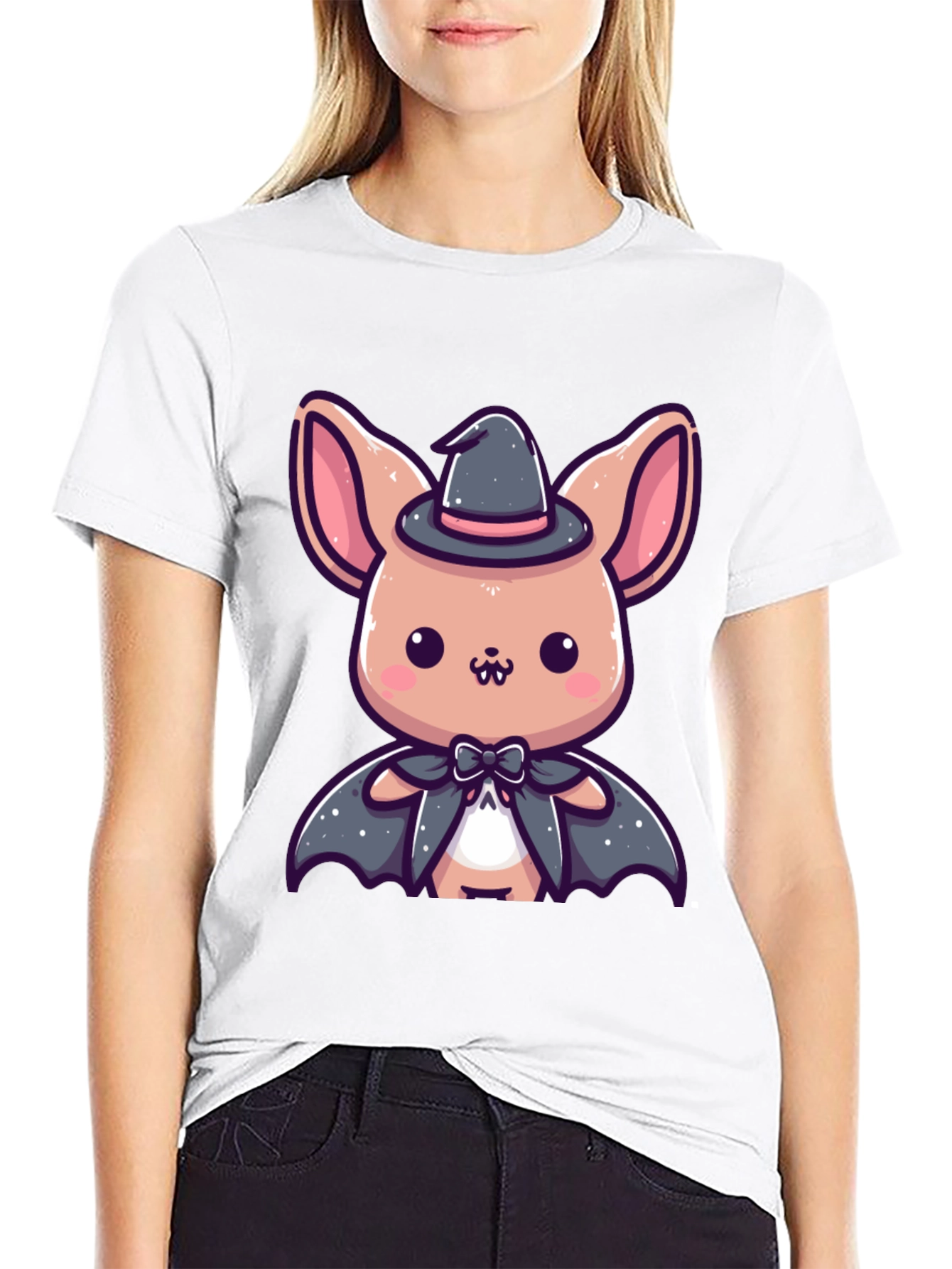 Cute Cartoon Bat T-Shirt
