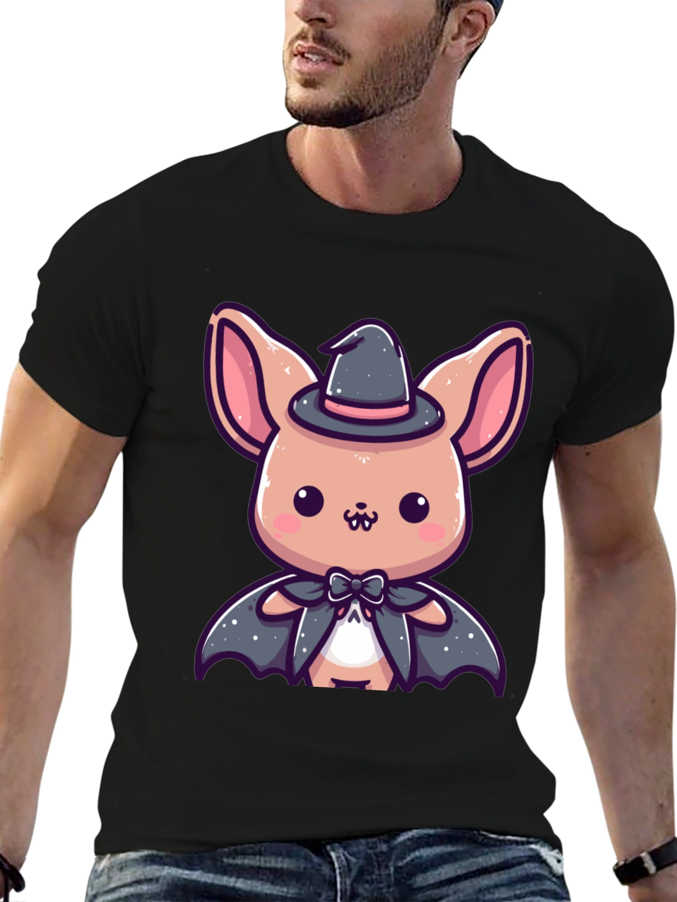 Cute Cartoon Bat T-Shirt