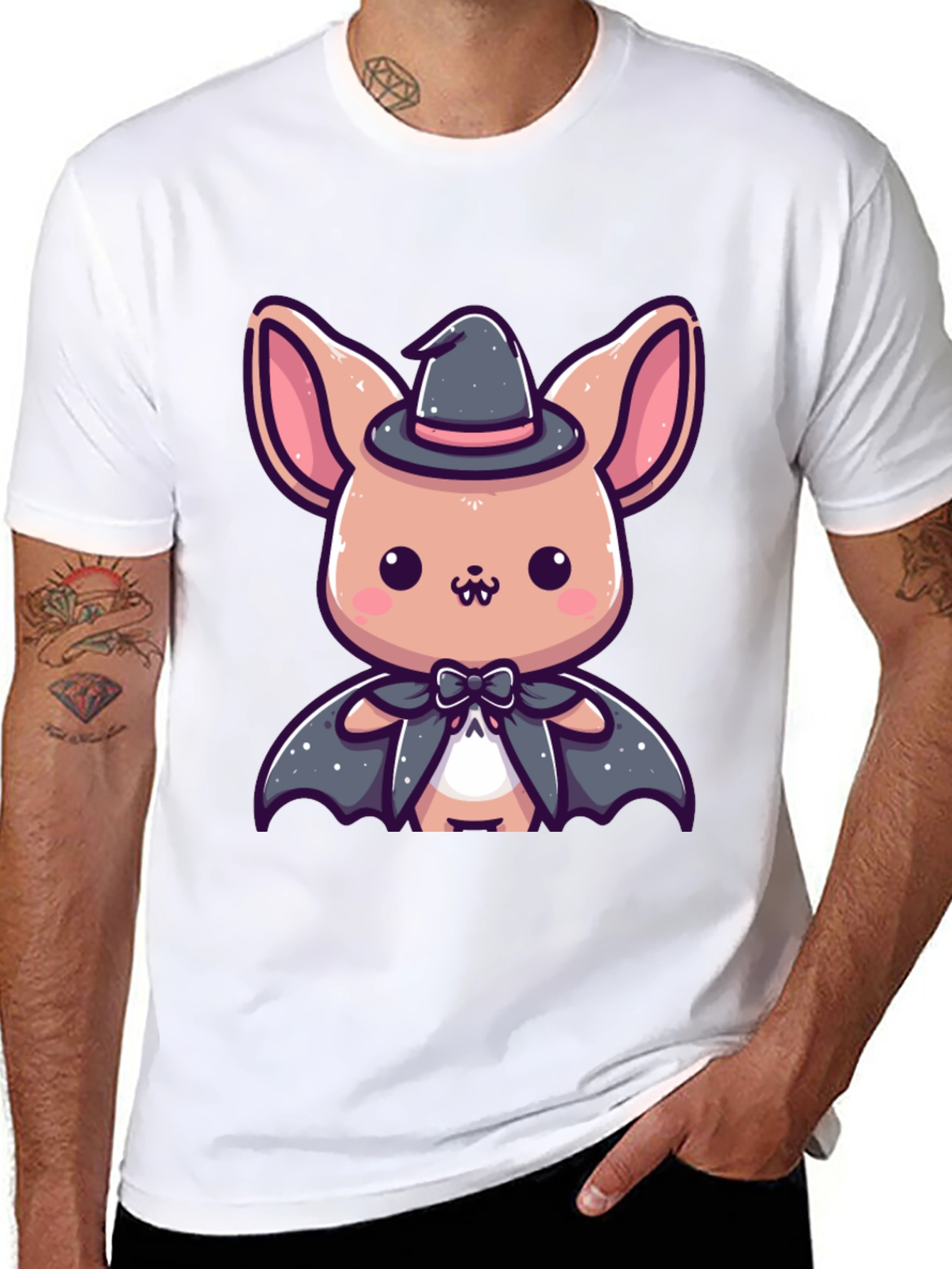 Cute Cartoon Bat T-Shirt