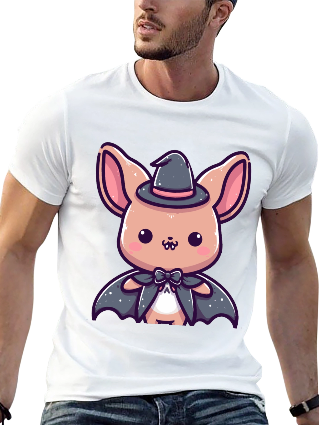 Cute Cartoon Bat T-Shirt