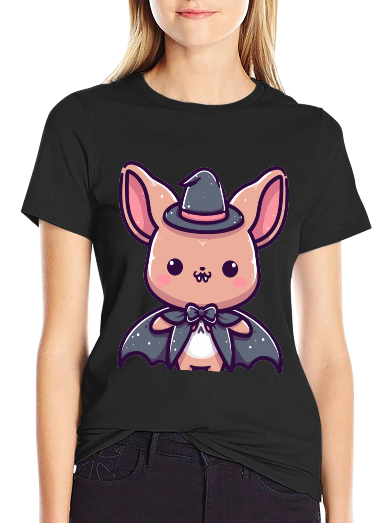 Cute Cartoon Bat T-Shirt