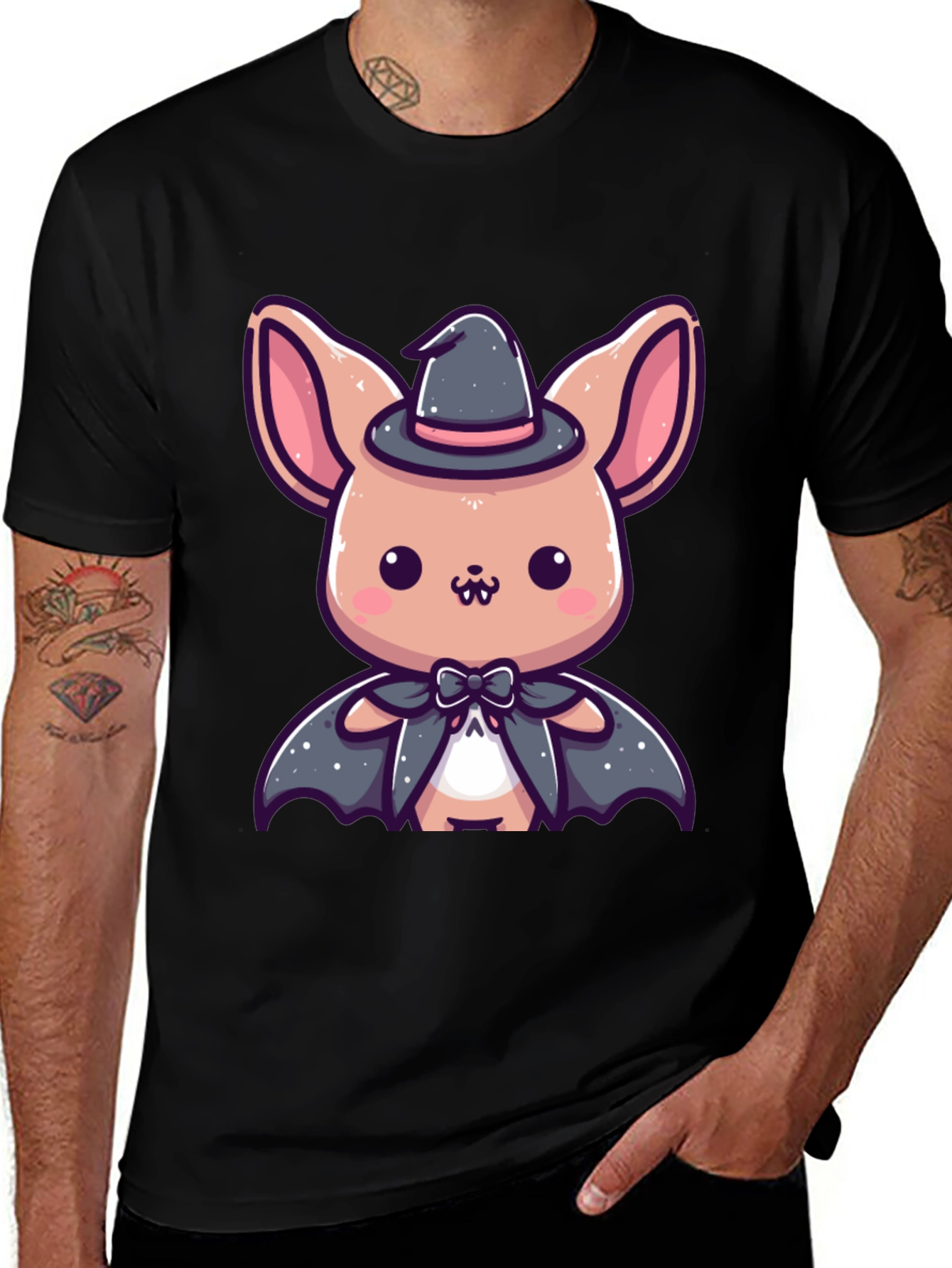 Cute Cartoon Bat T-Shirt