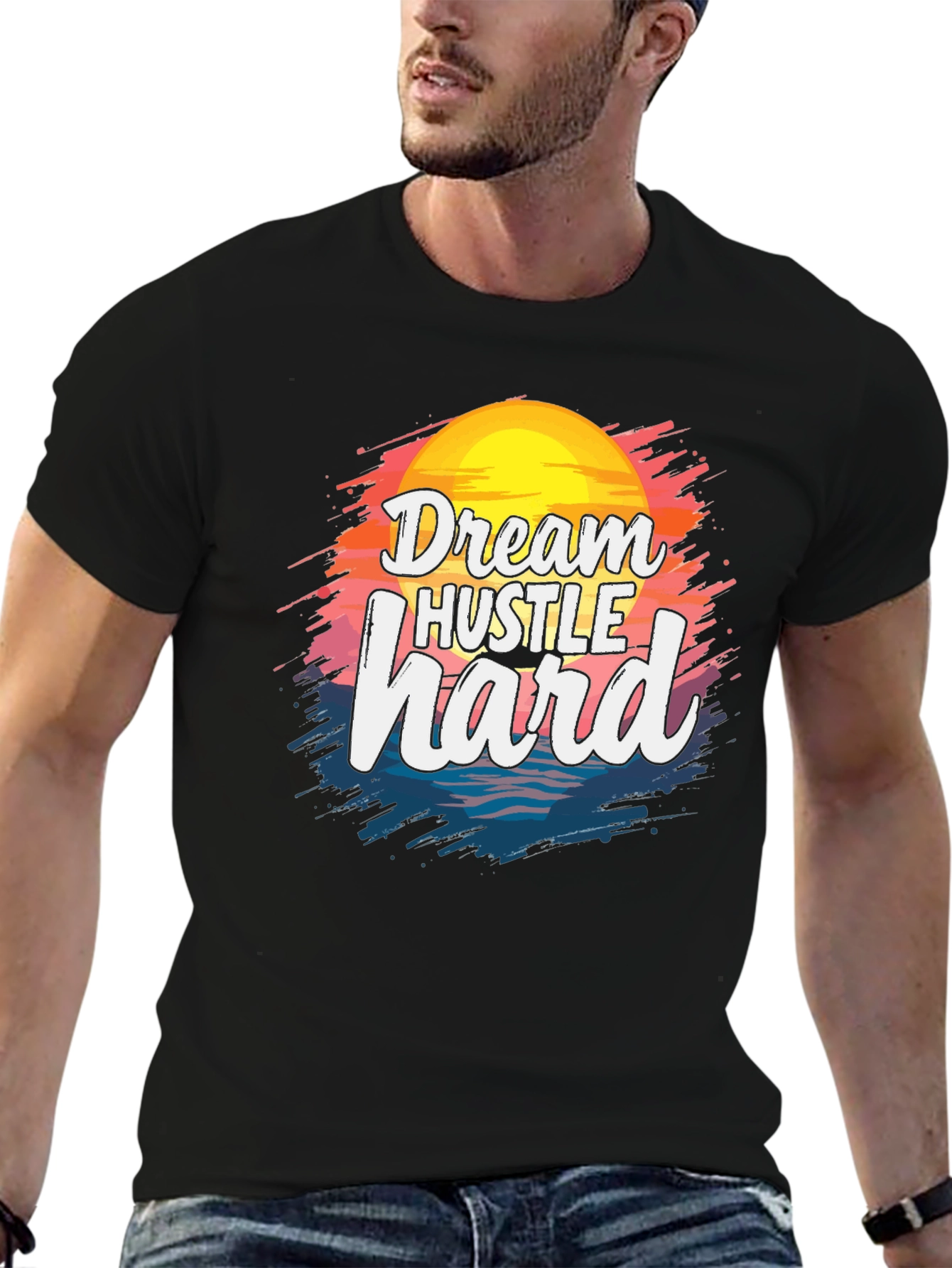 Dream Hustle Hard Graphic T-Shirt