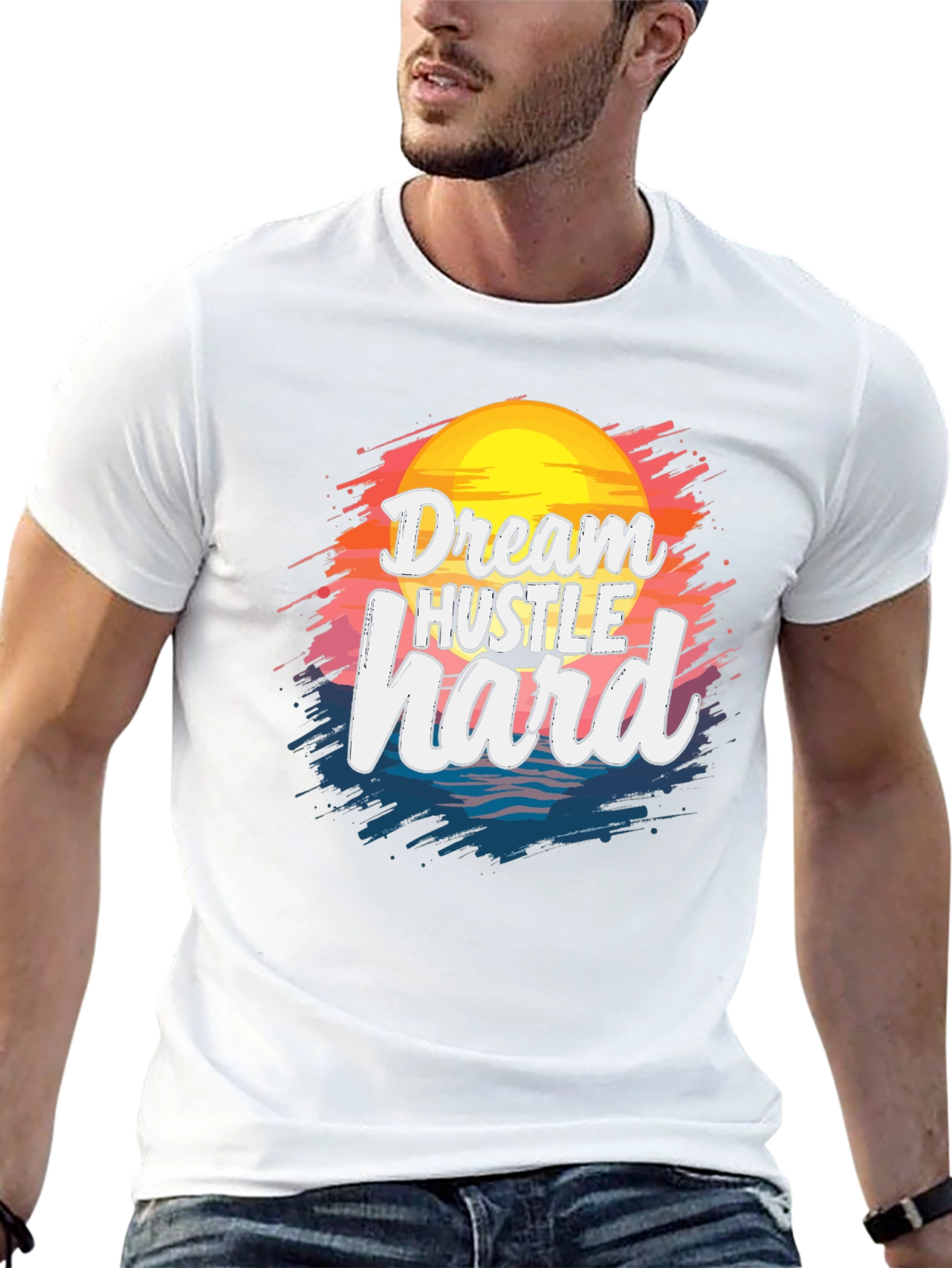 Dream Hustle Hard Graphic T-Shirt