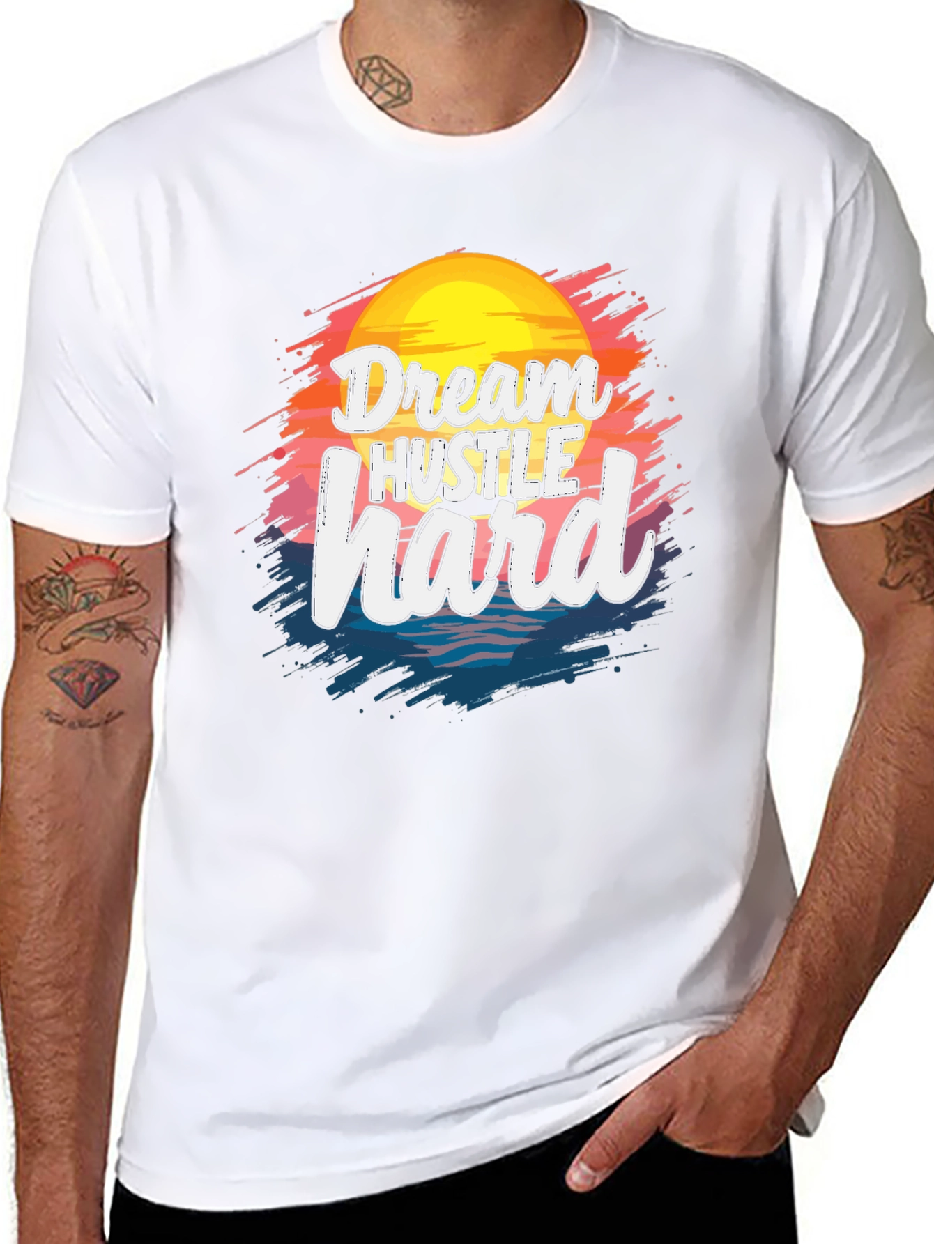 Dream Hustle Hard Graphic T-Shirt