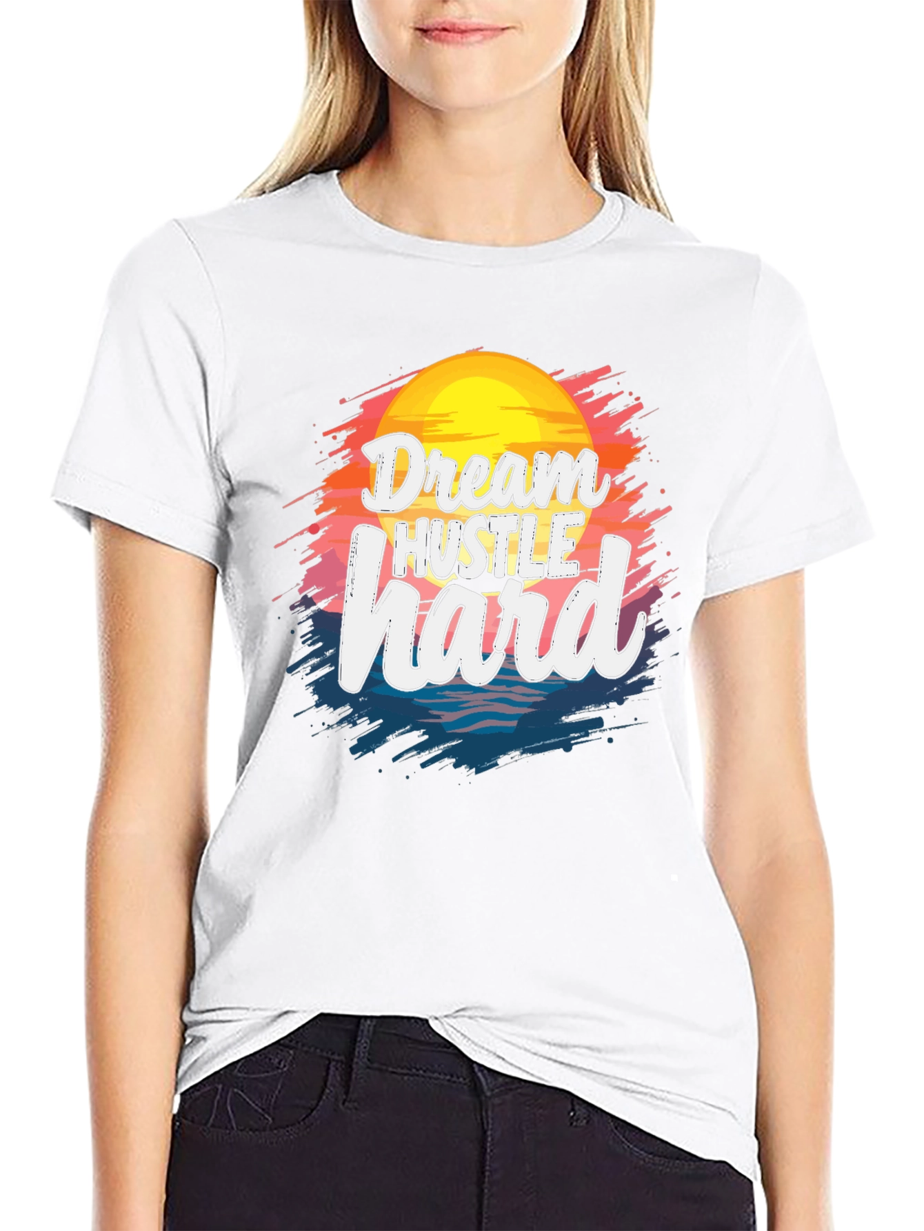 Dream Hustle Hard Graphic T-Shirt