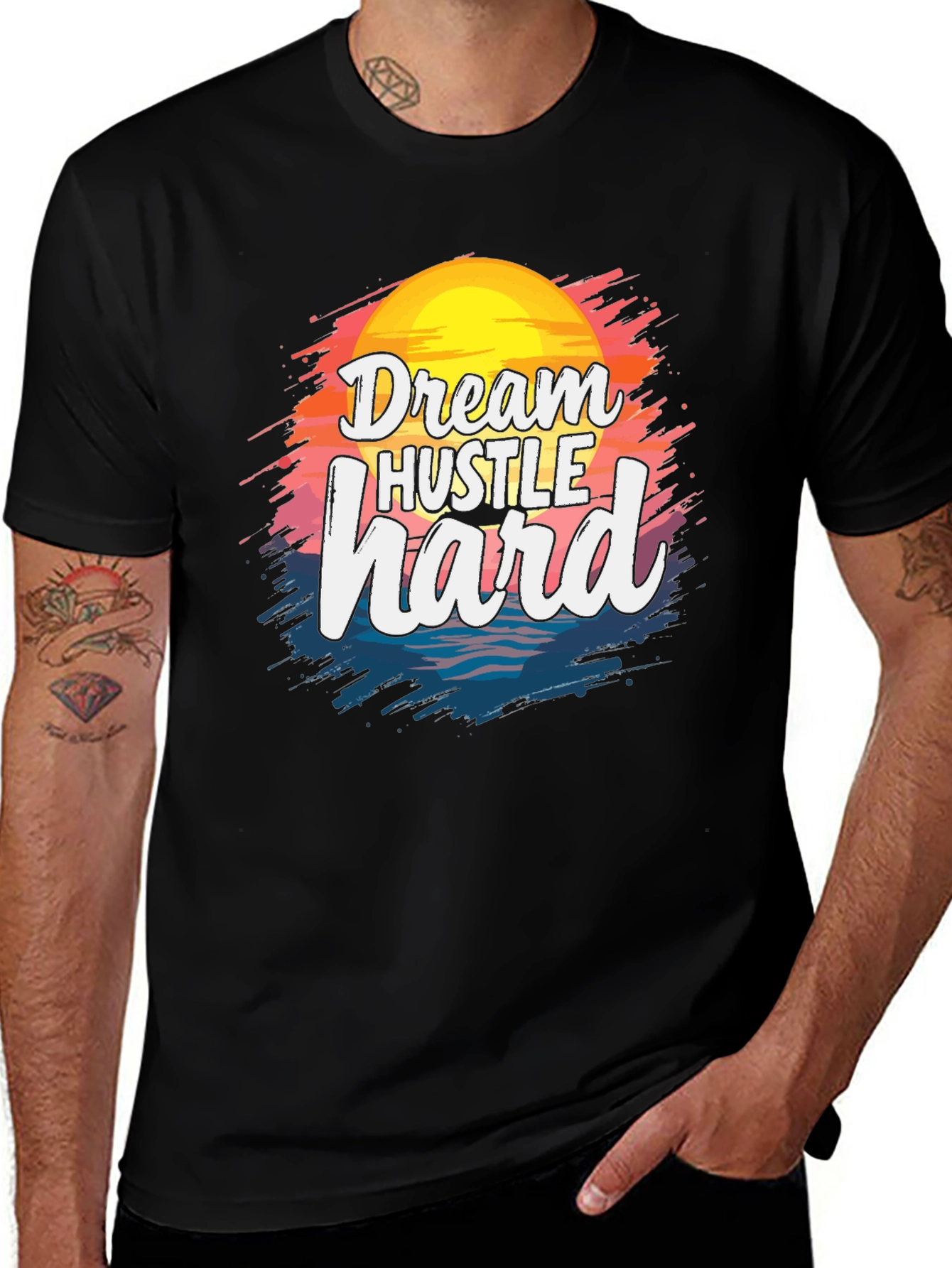 Dream Hustle Hard Graphic T-Shirt