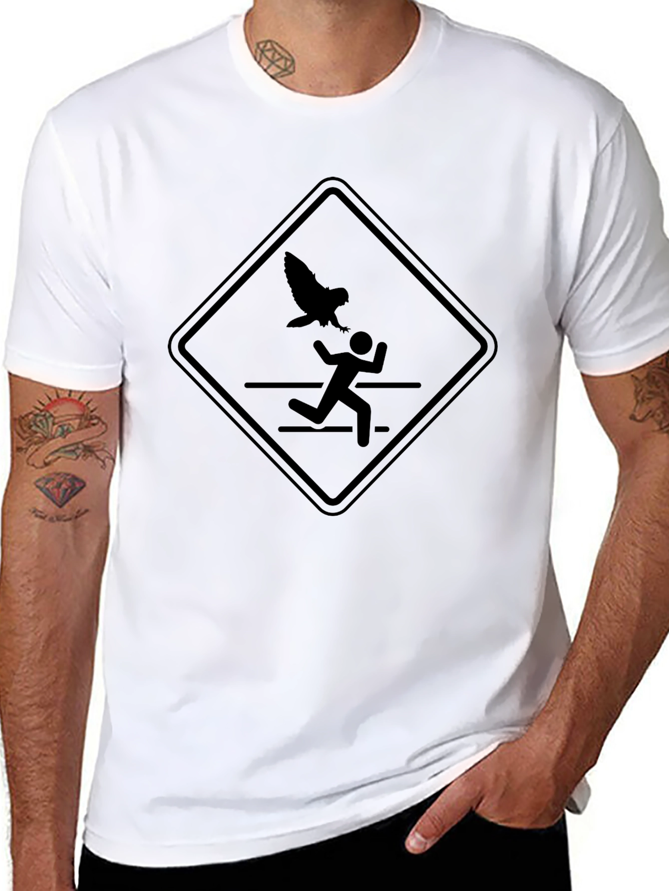 Funny Bird Attack T-Shirt