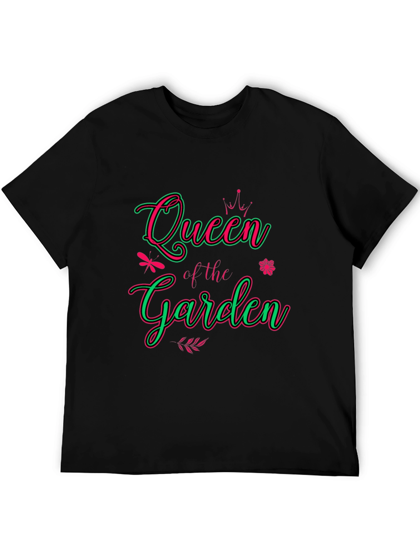 Queen of the Garden Black T-Shirt